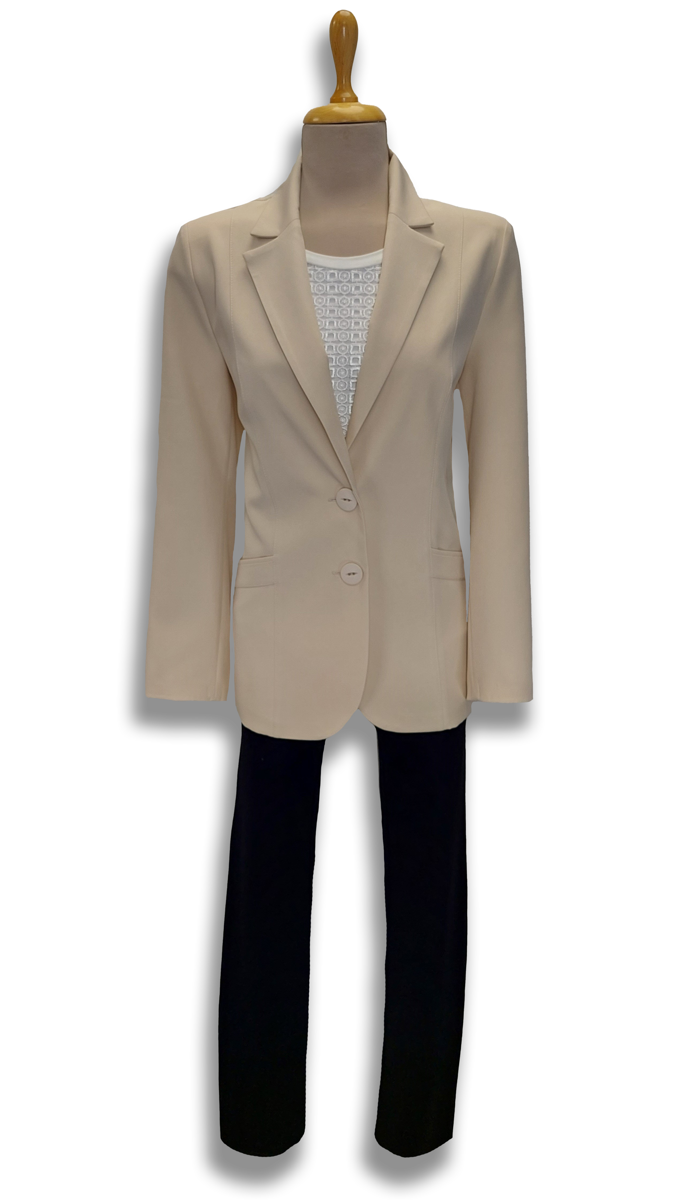 Rella elongated light beige blazer product image