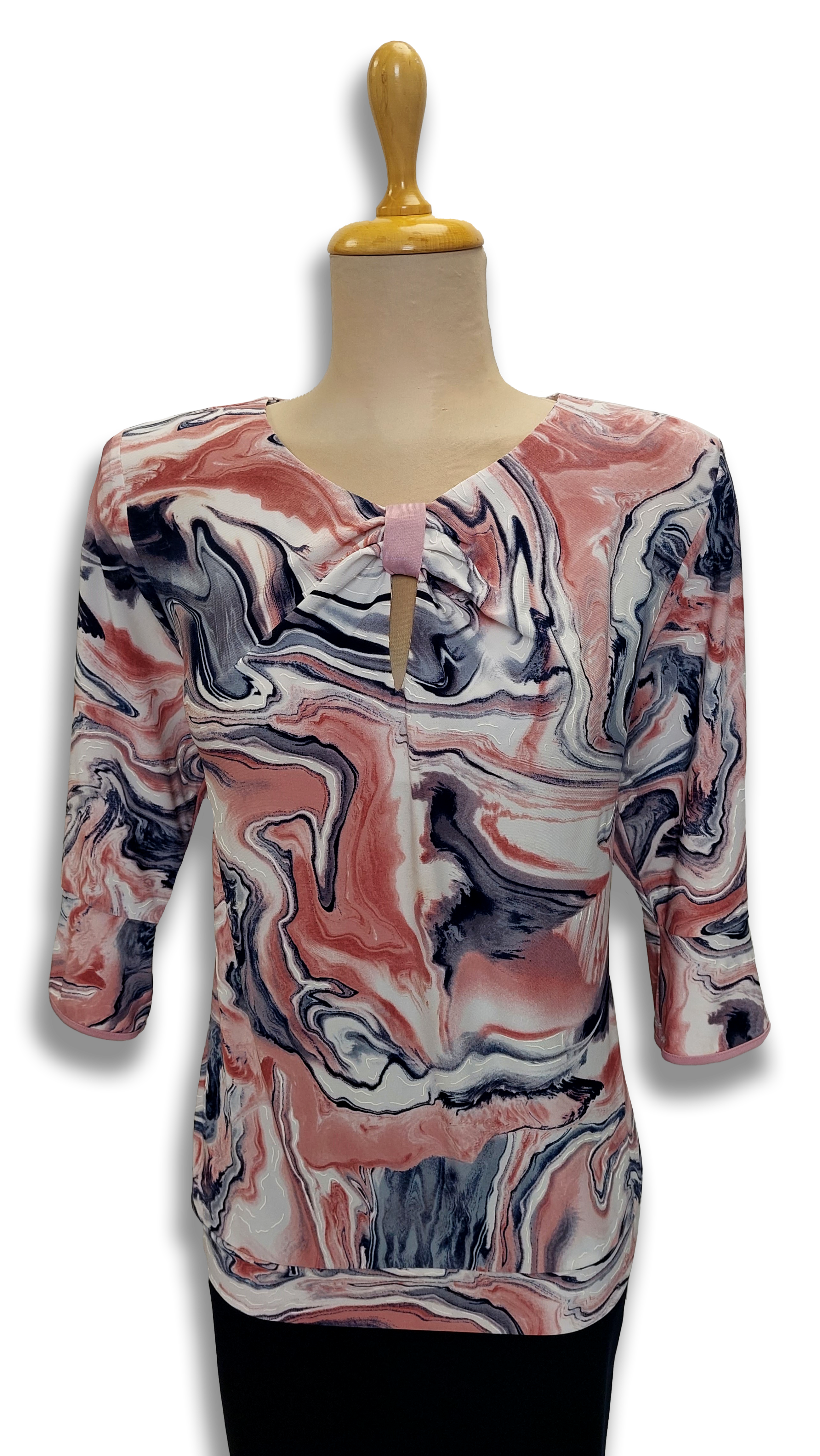 Aliz mauve bow blouse product image