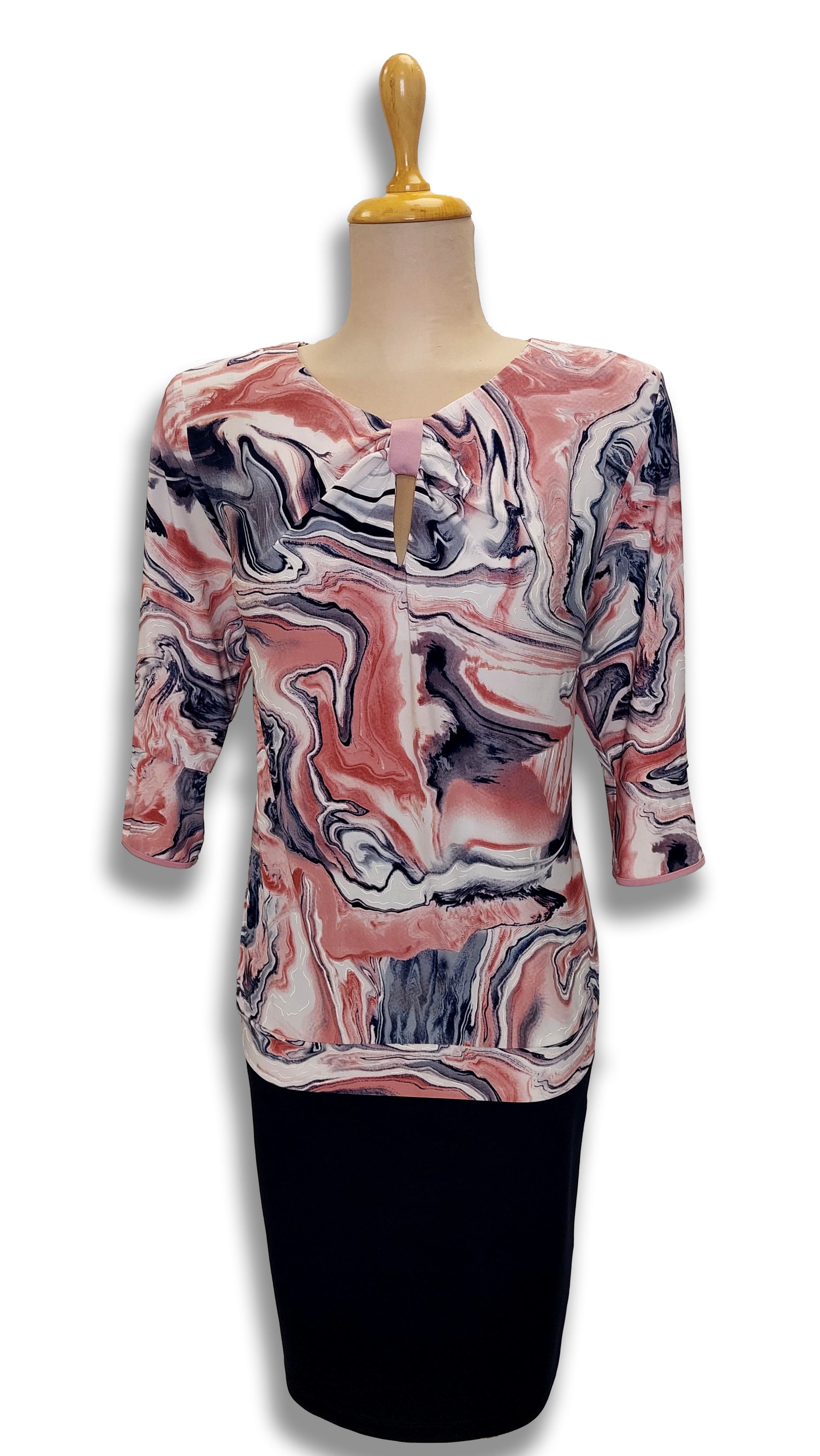 Aliz mauve bow blouse product image