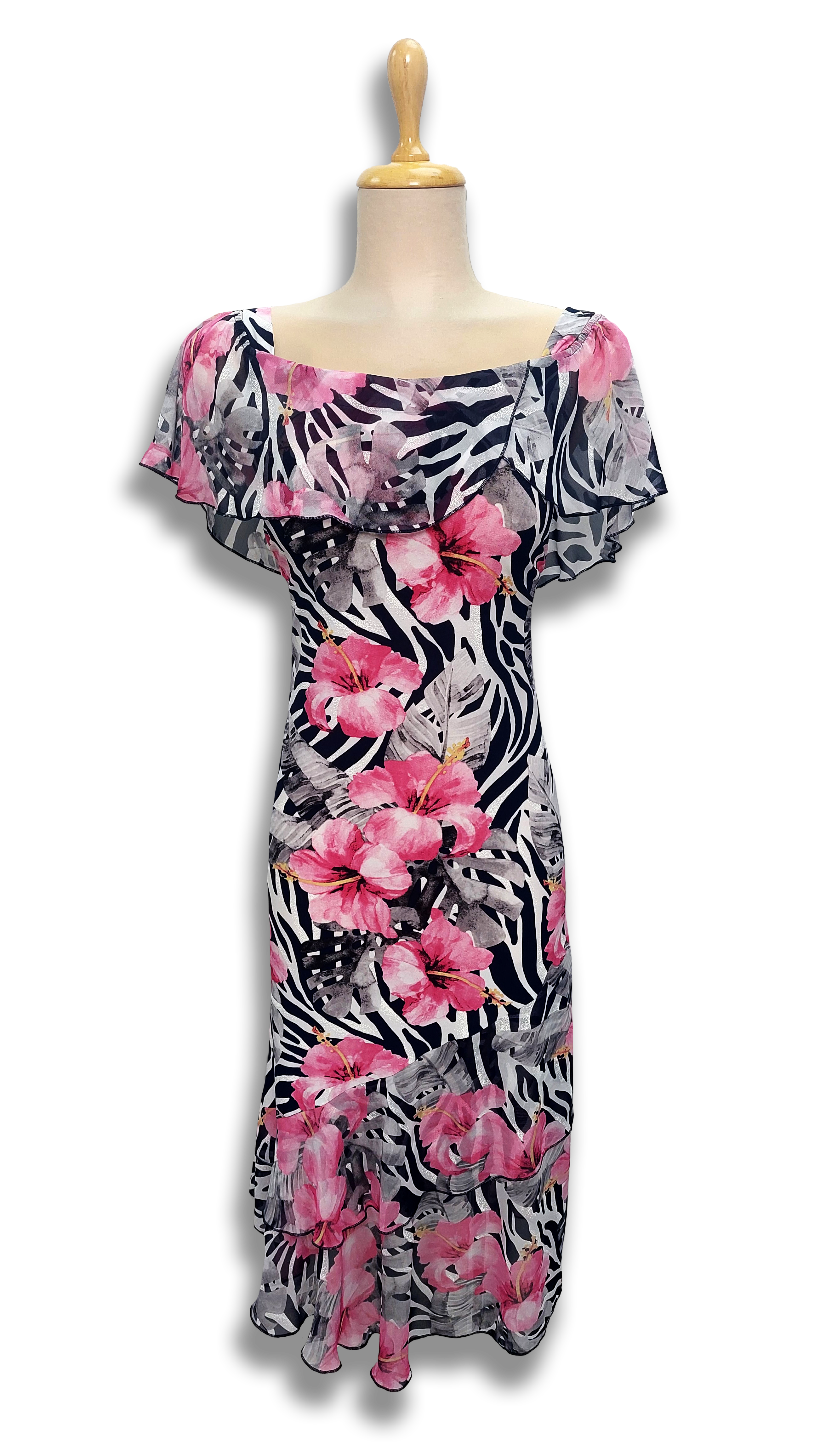 Angi pink hibiscus dress product image