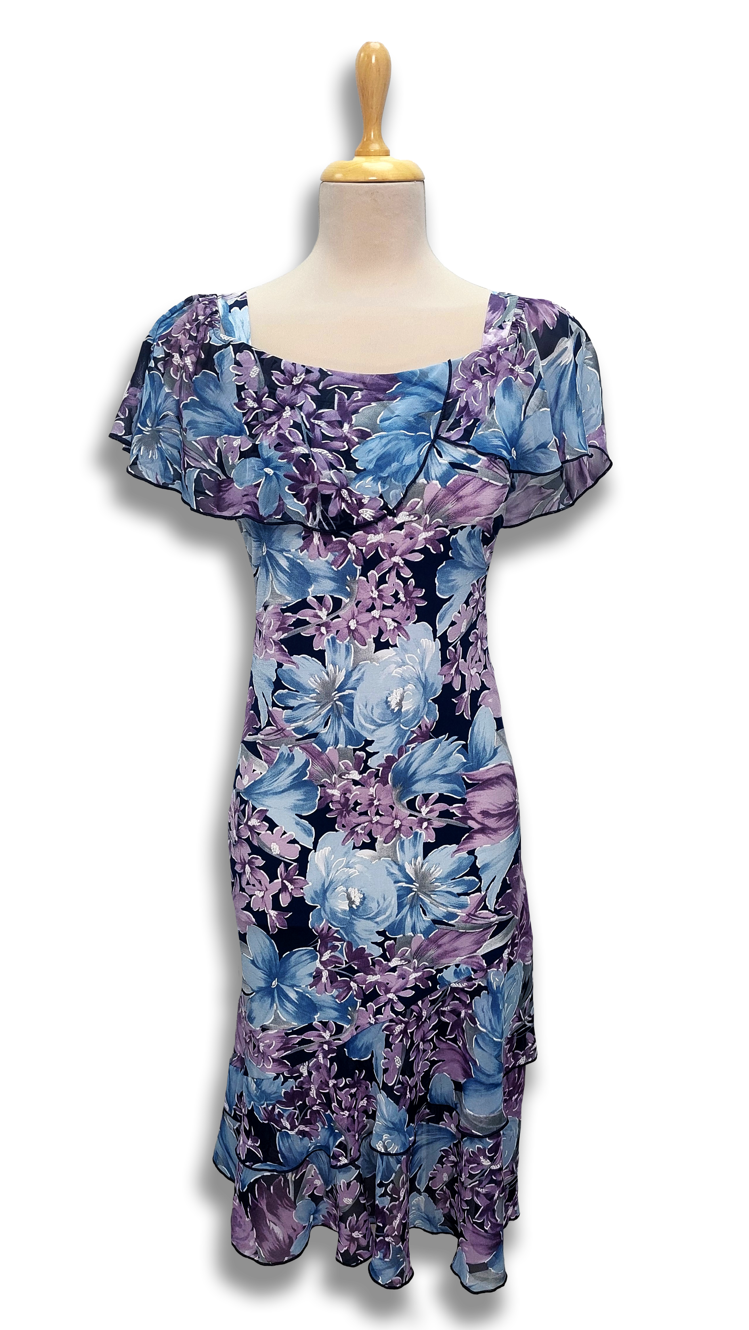 Angi purple flowers dress product image