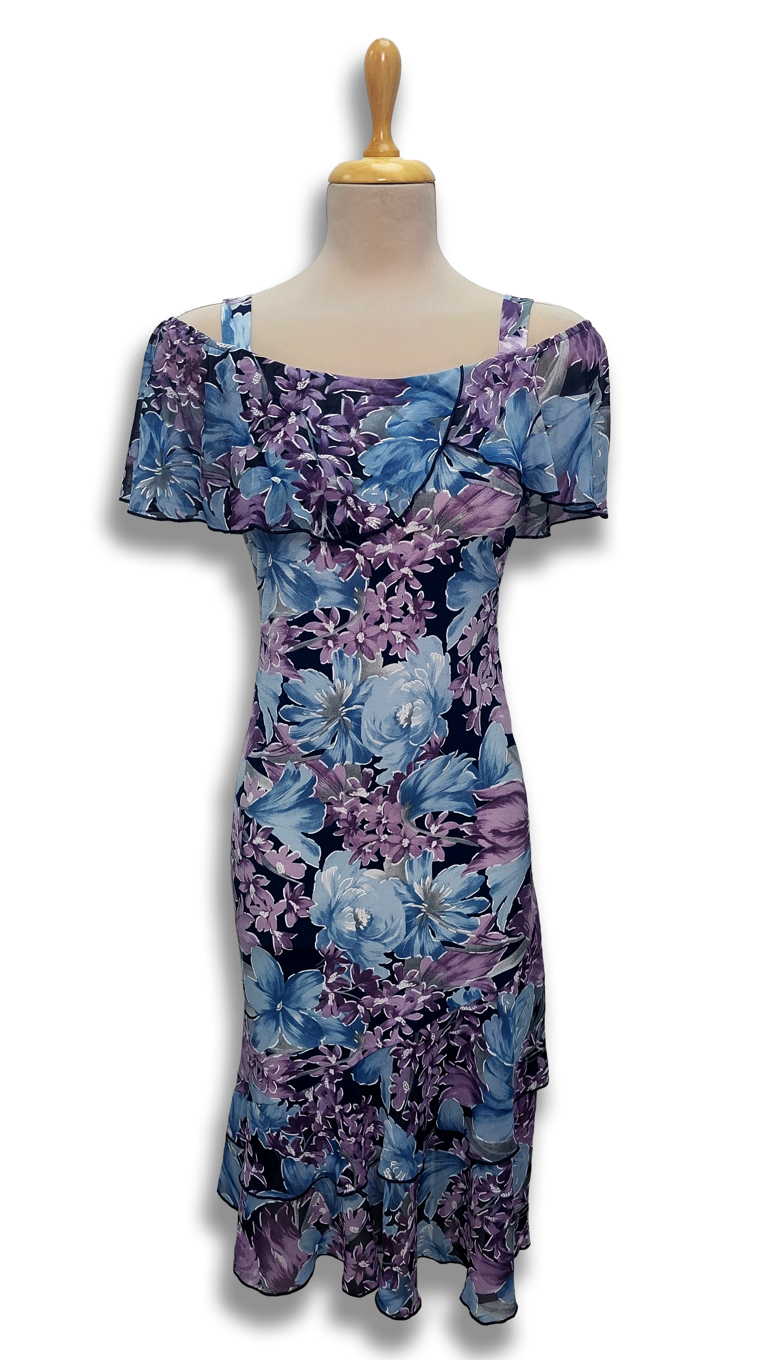 Angi purple flowers dress product image