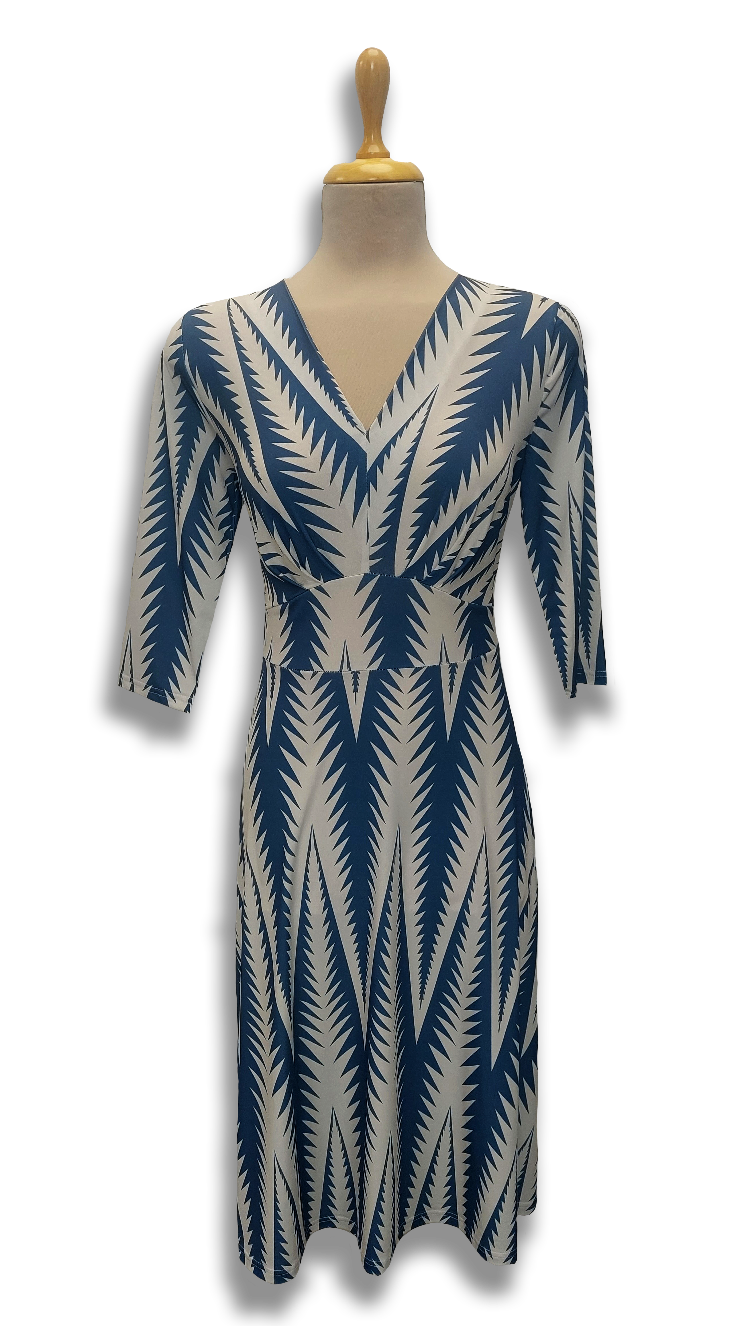 Réka gloknis denim blue branchy dress product image