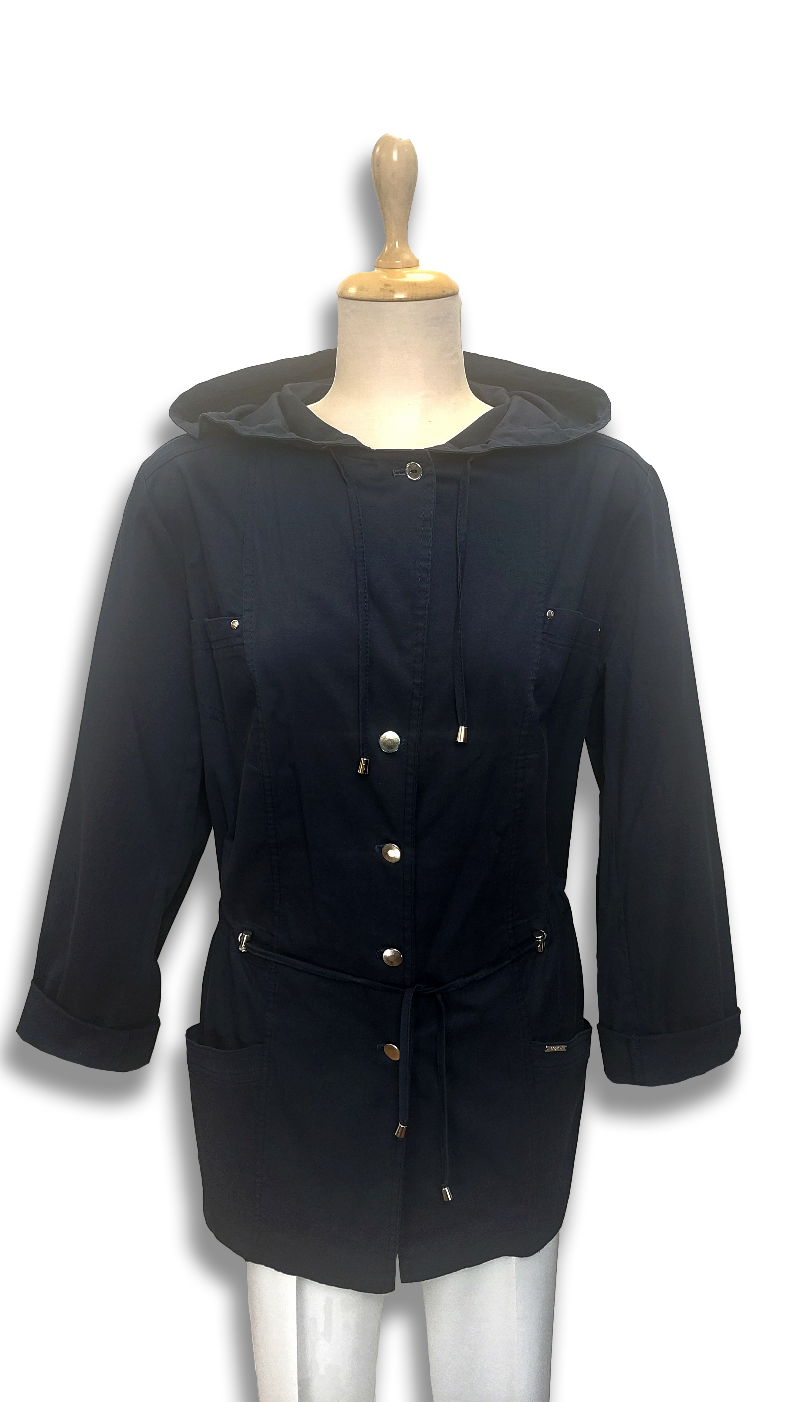 Mira hoodie dark blue blazer product image