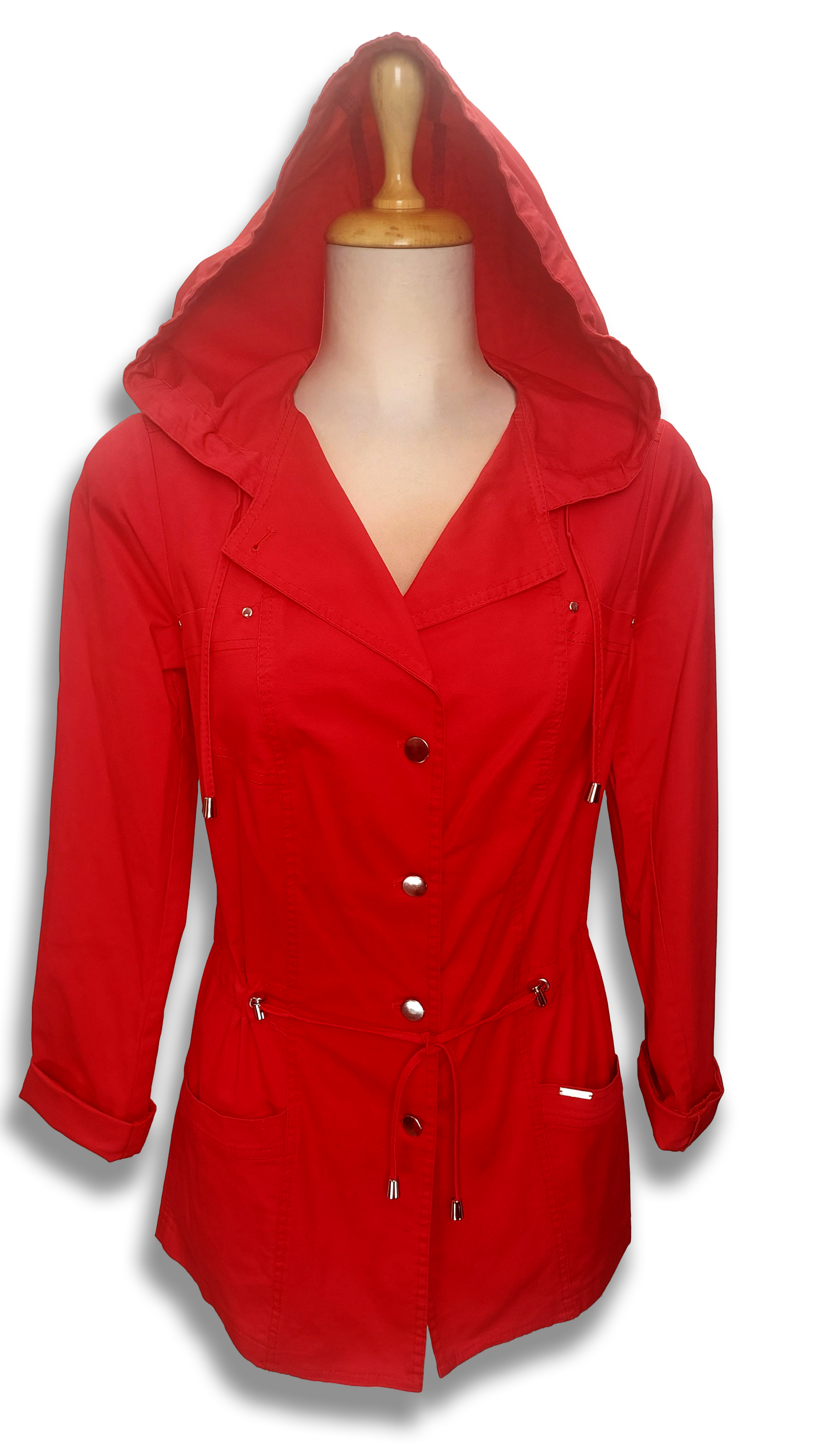 Mira hoodie red blazer product image