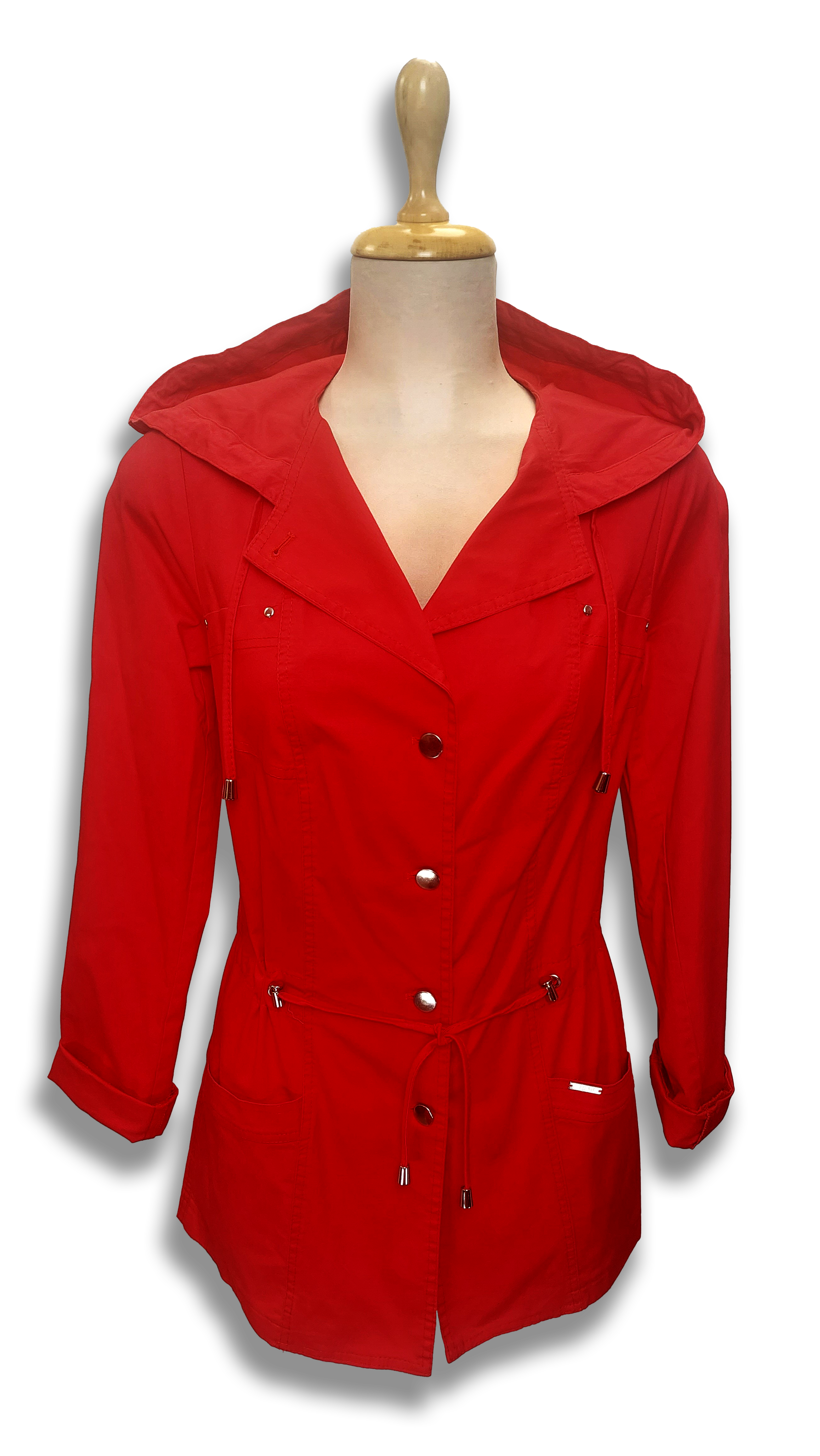 Mira hoodie red blazer product image