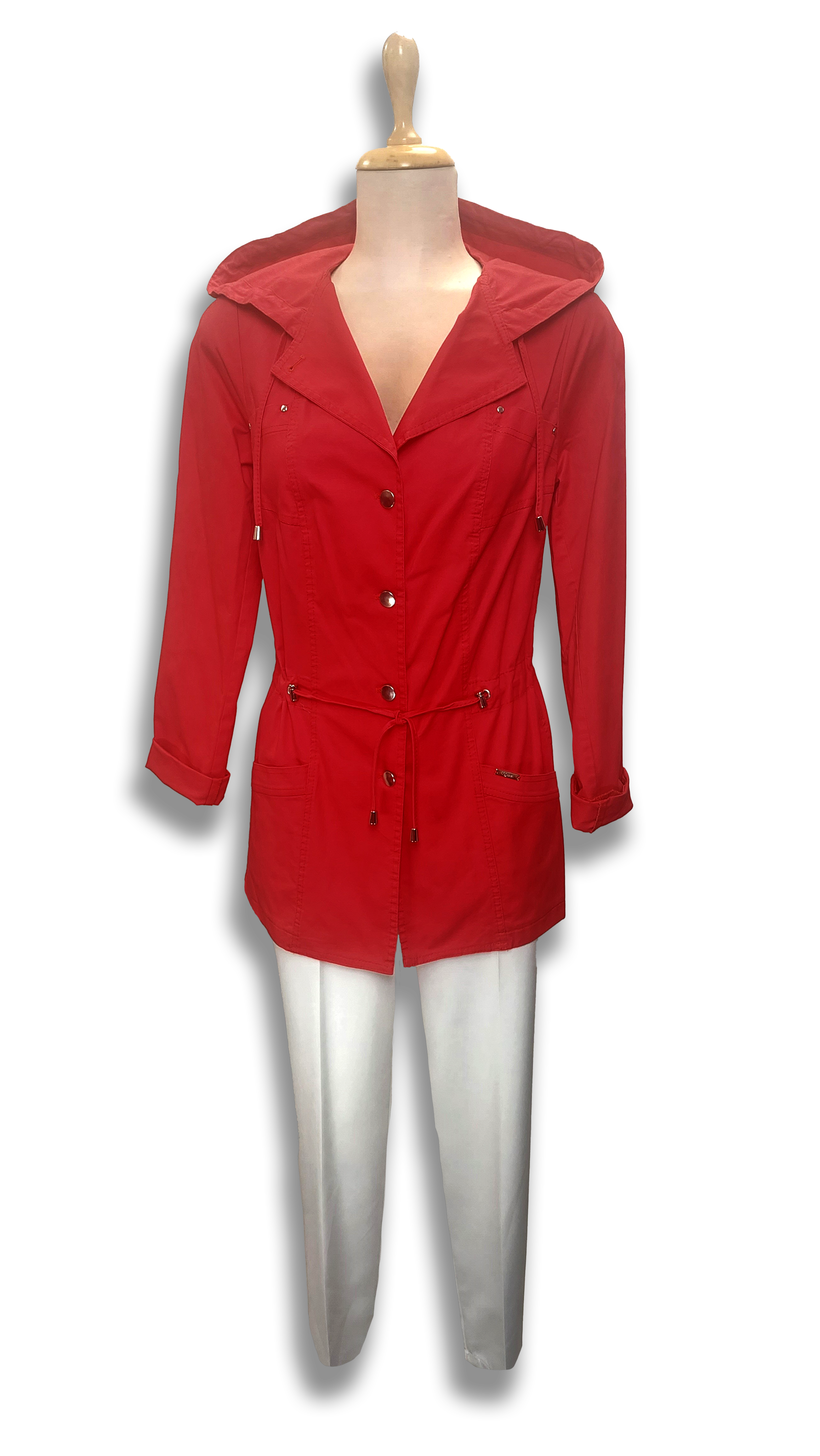 Mira hoodie red blazer product image