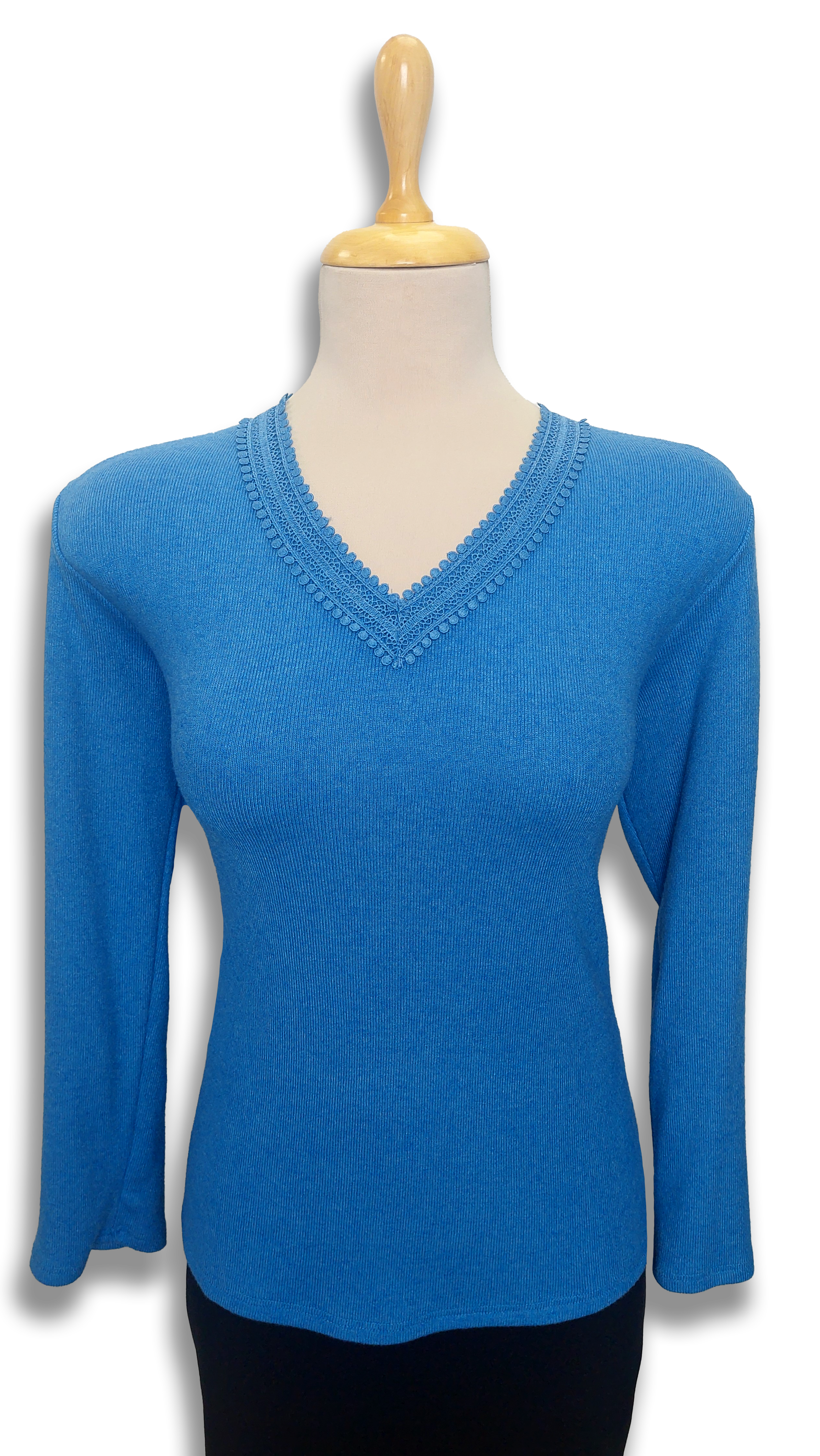 Karol medium blue lace jumper product image