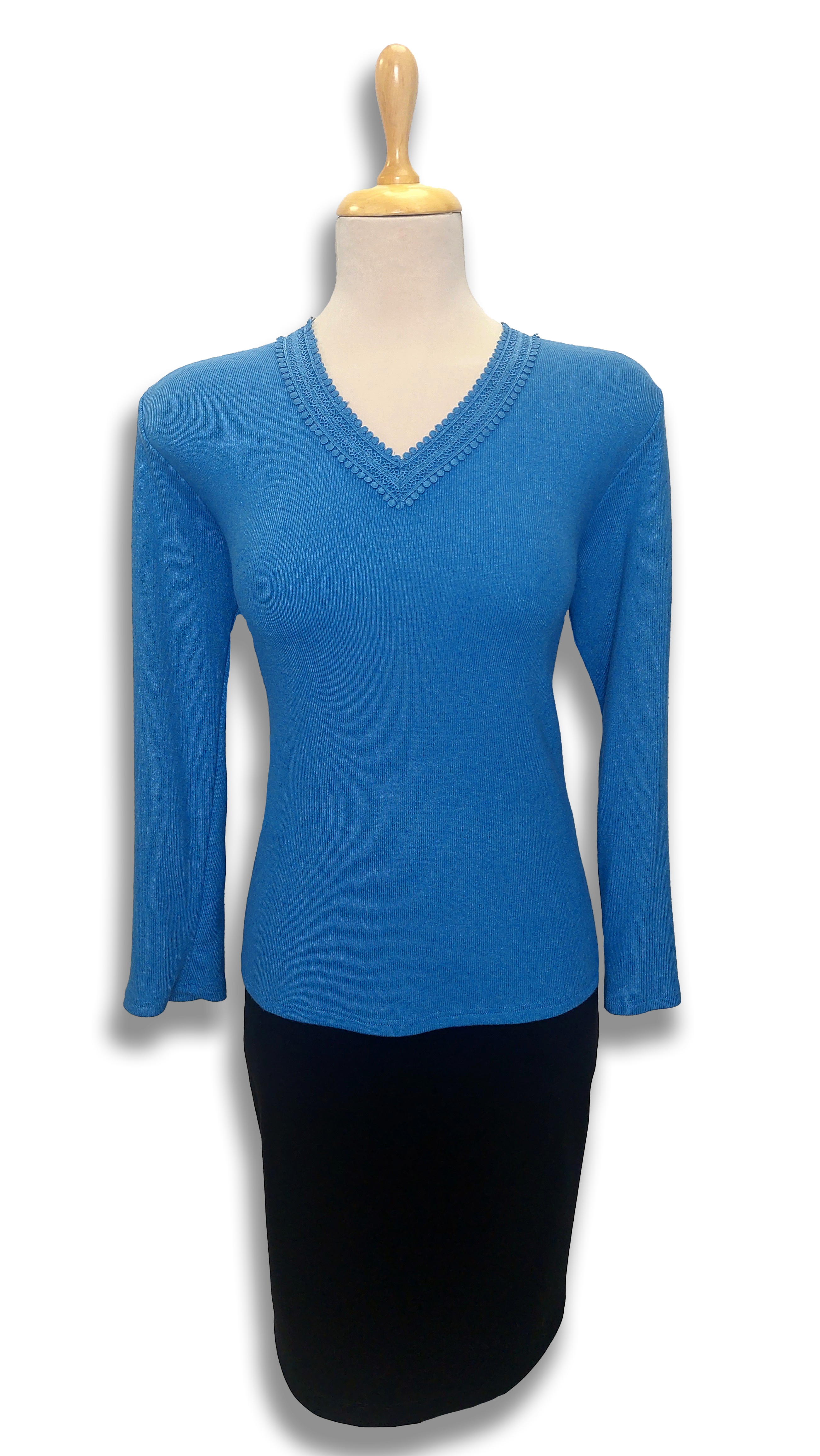 Karol medium blue lace jumper product image