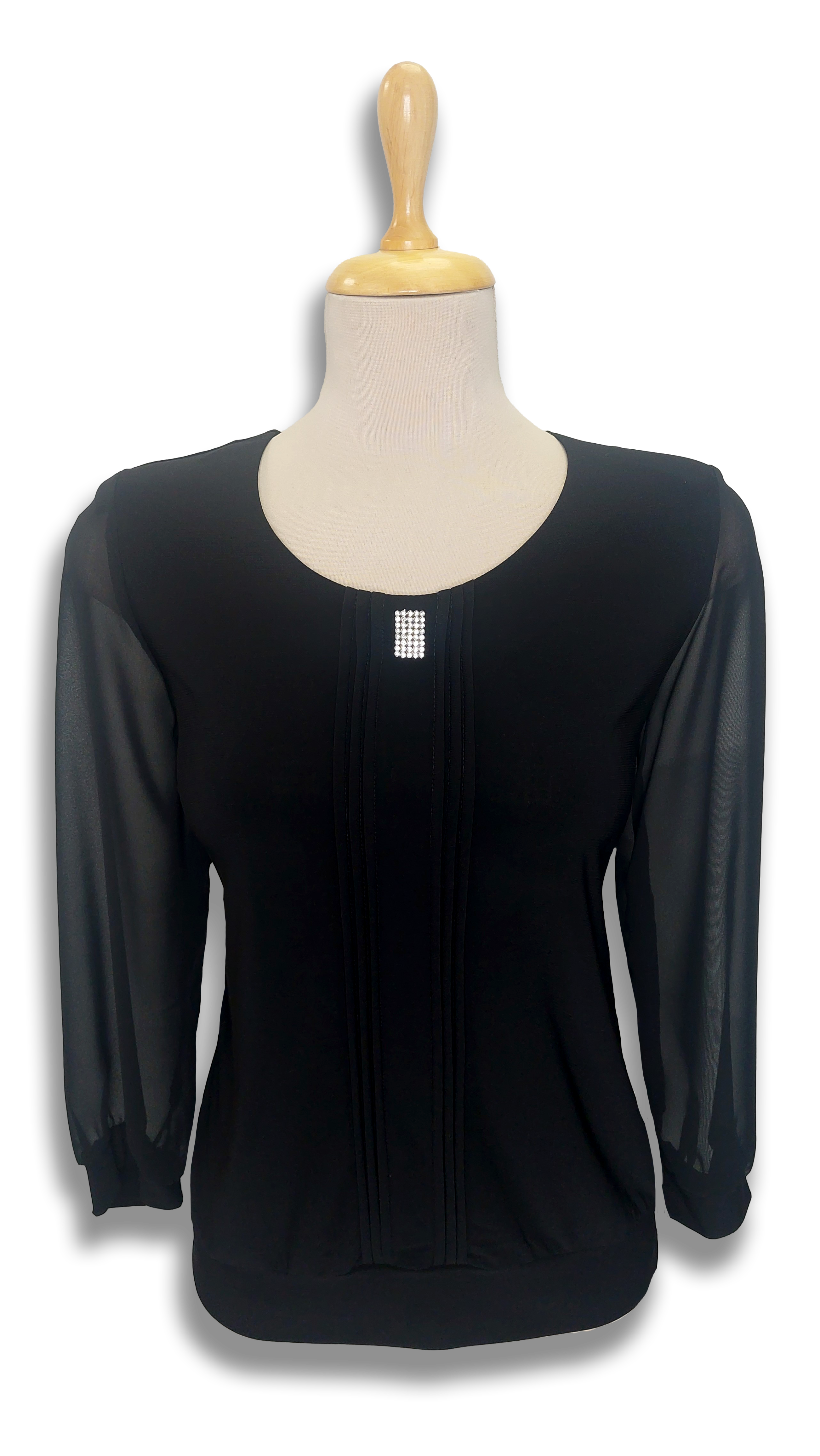 Magda pies are black blouse product image