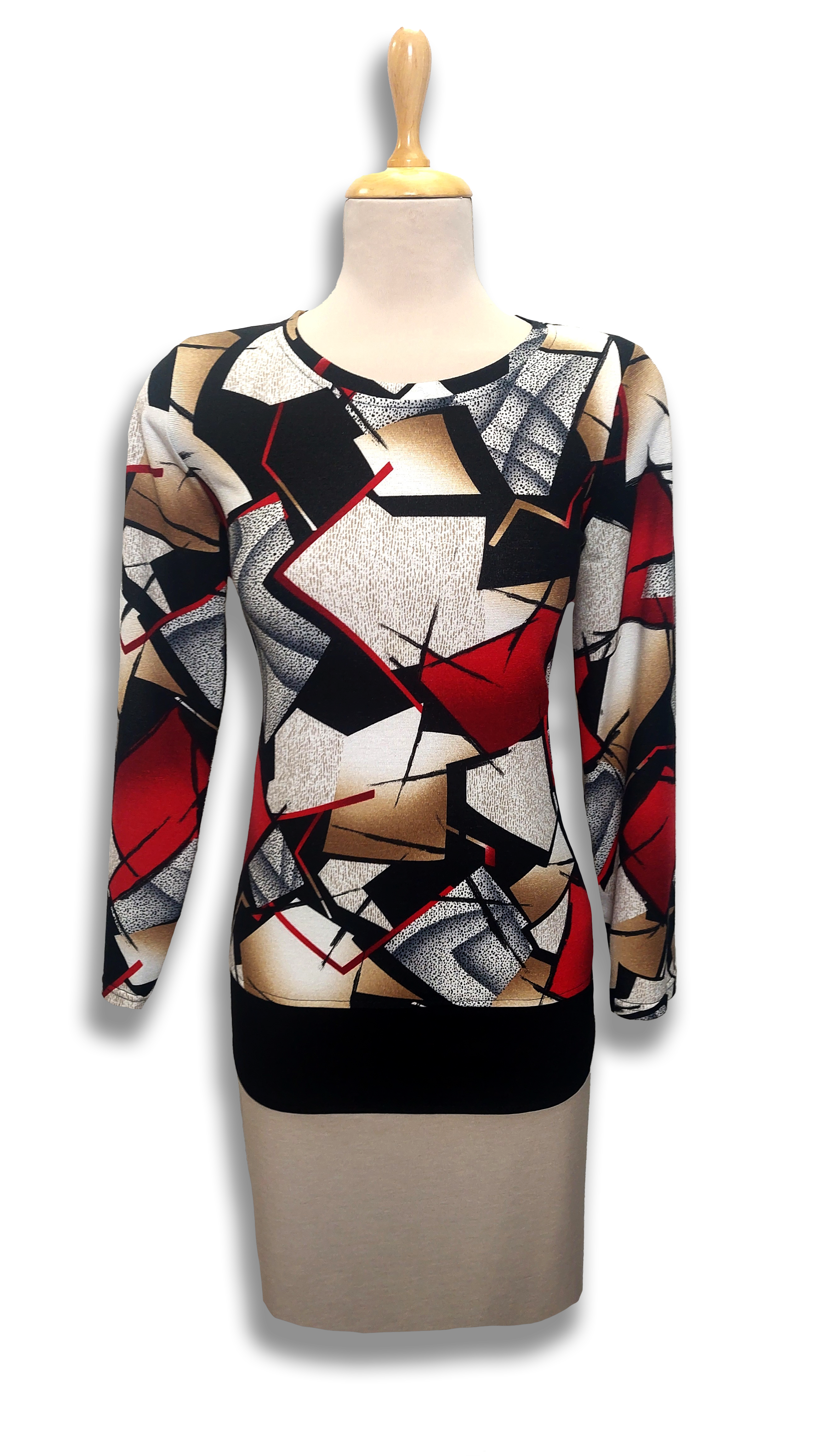Magda has a red-brown pattern jumper product image
