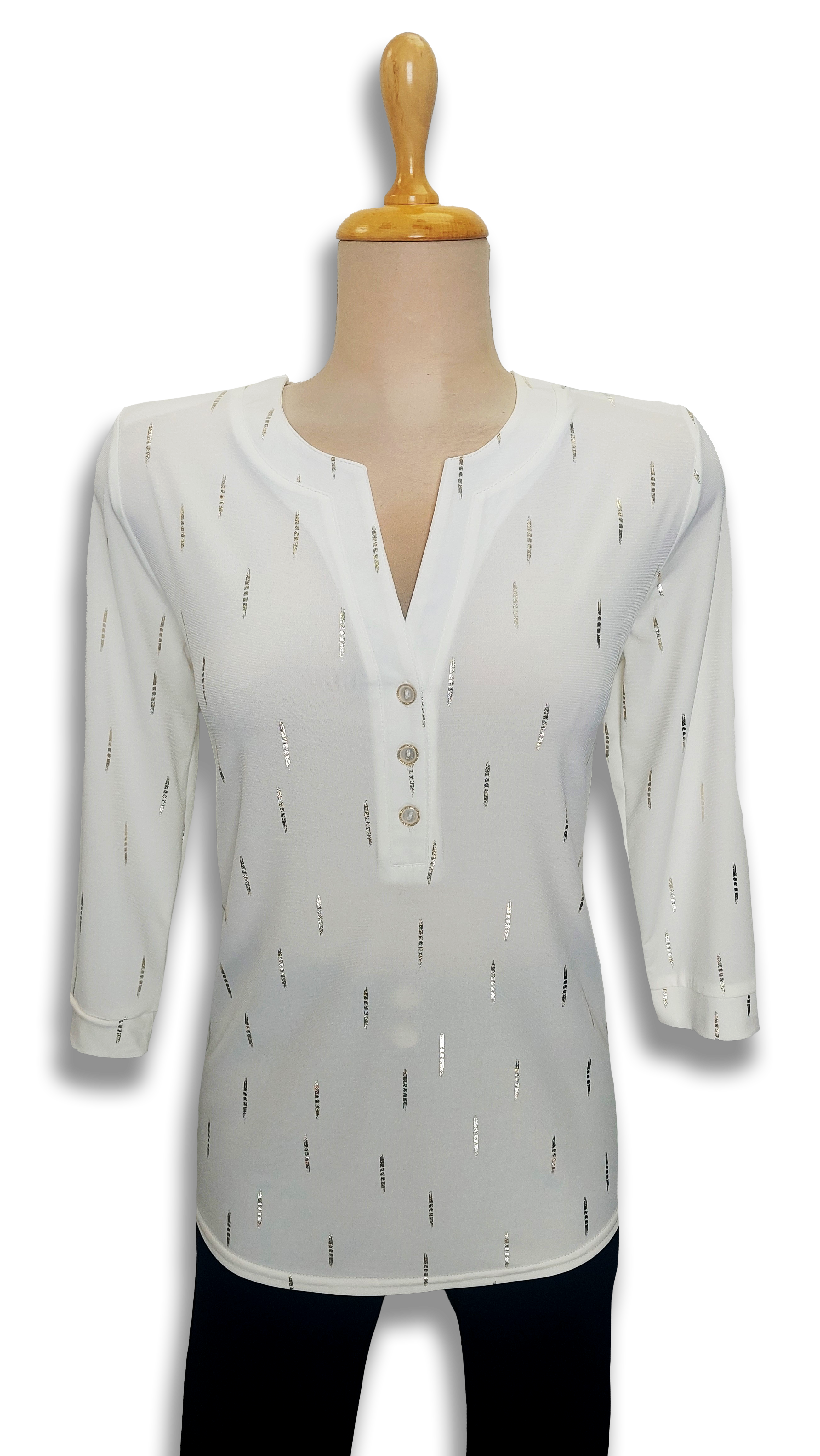 Márta cream-gold blouse product image