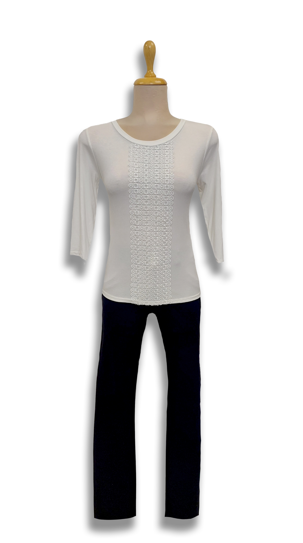 Carmen ekrü front lace long.u. polo product image