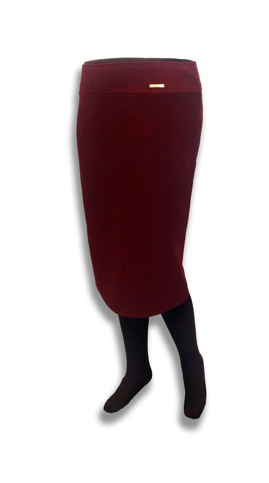 Dahlia burgundy smooth skirt product image