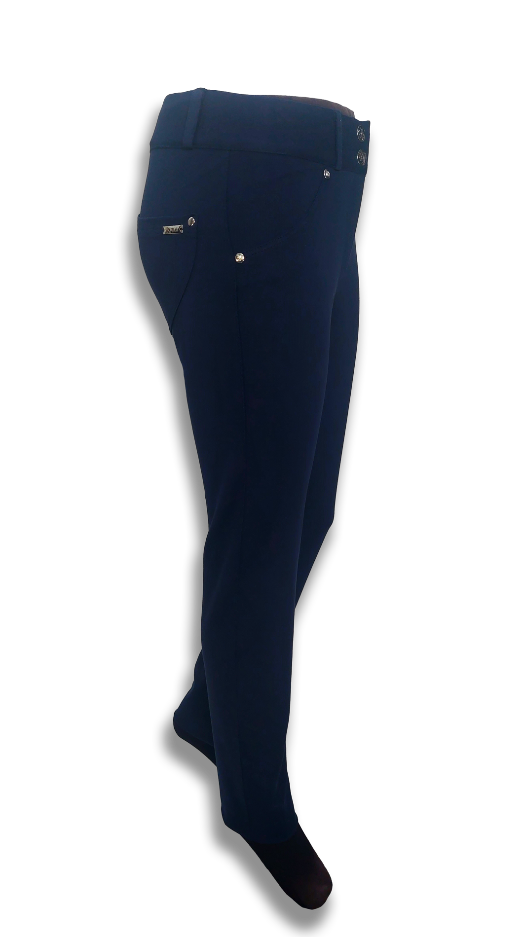 Paula dark blue waistcoat pants product image