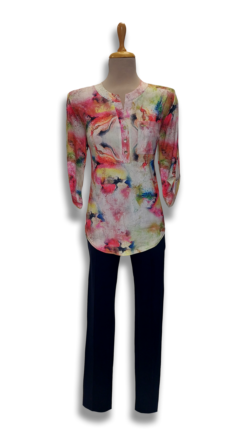 Ella pink pattern tunic product image