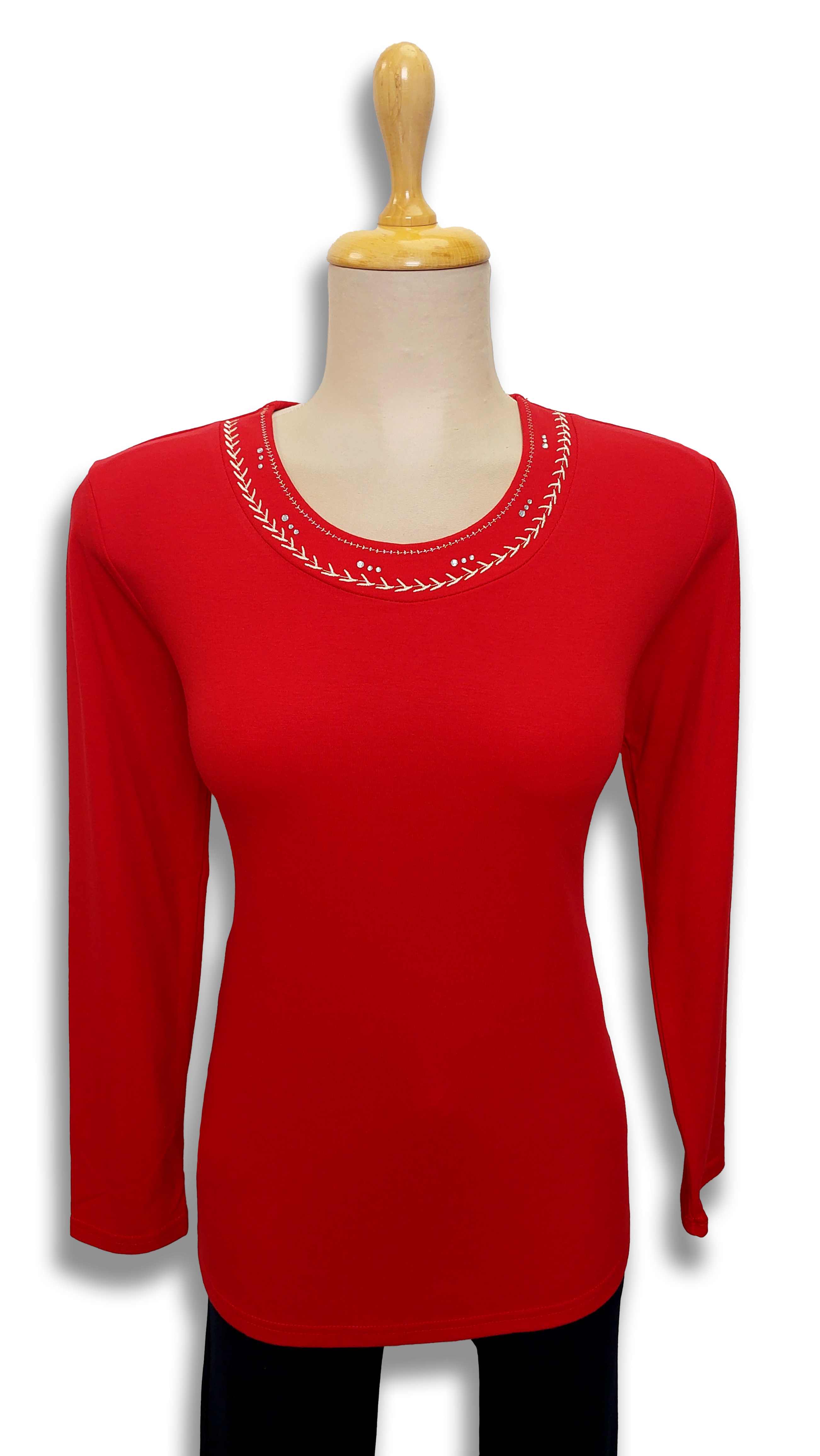 July is red polo product image