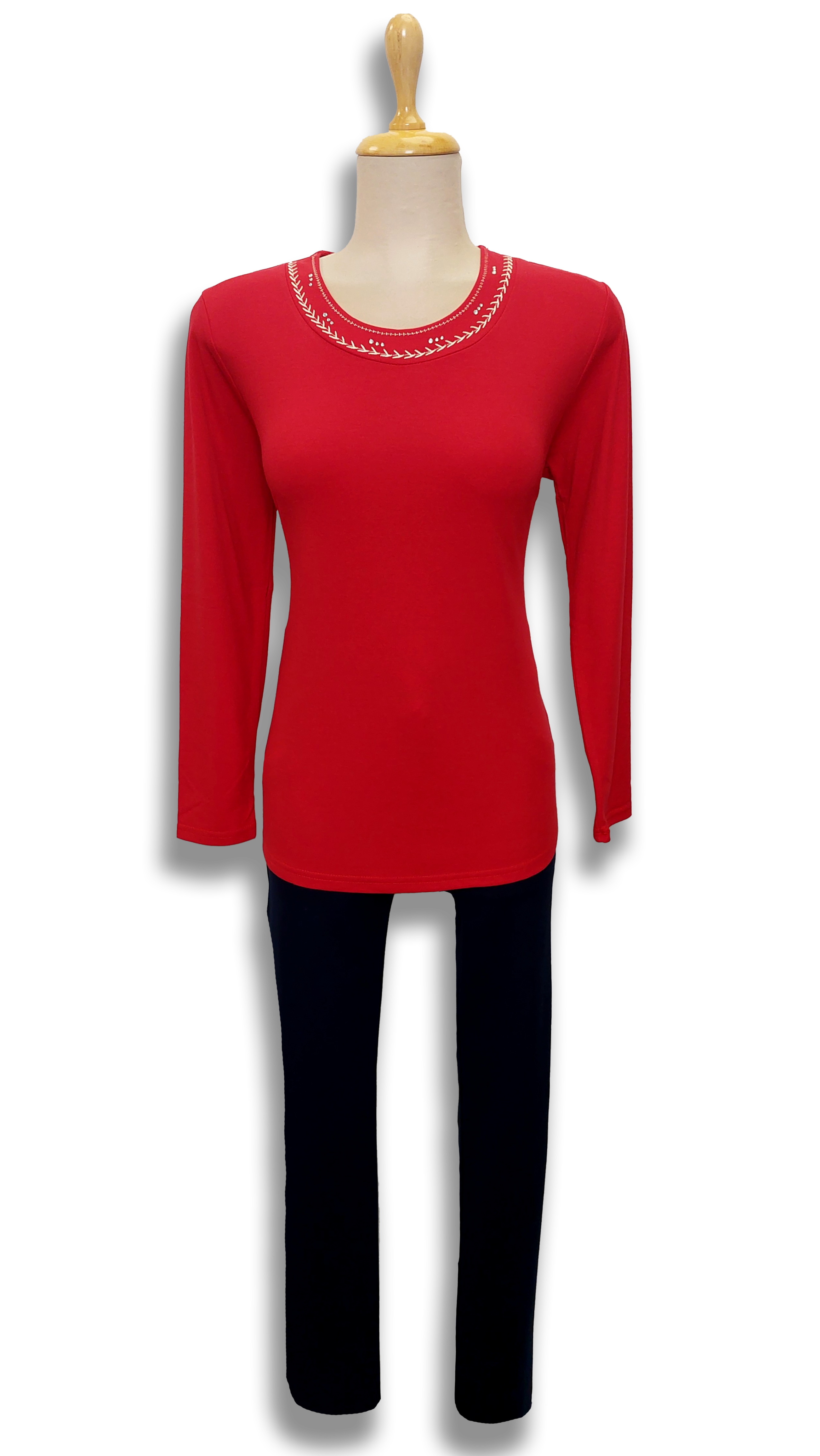 July is red polo product image