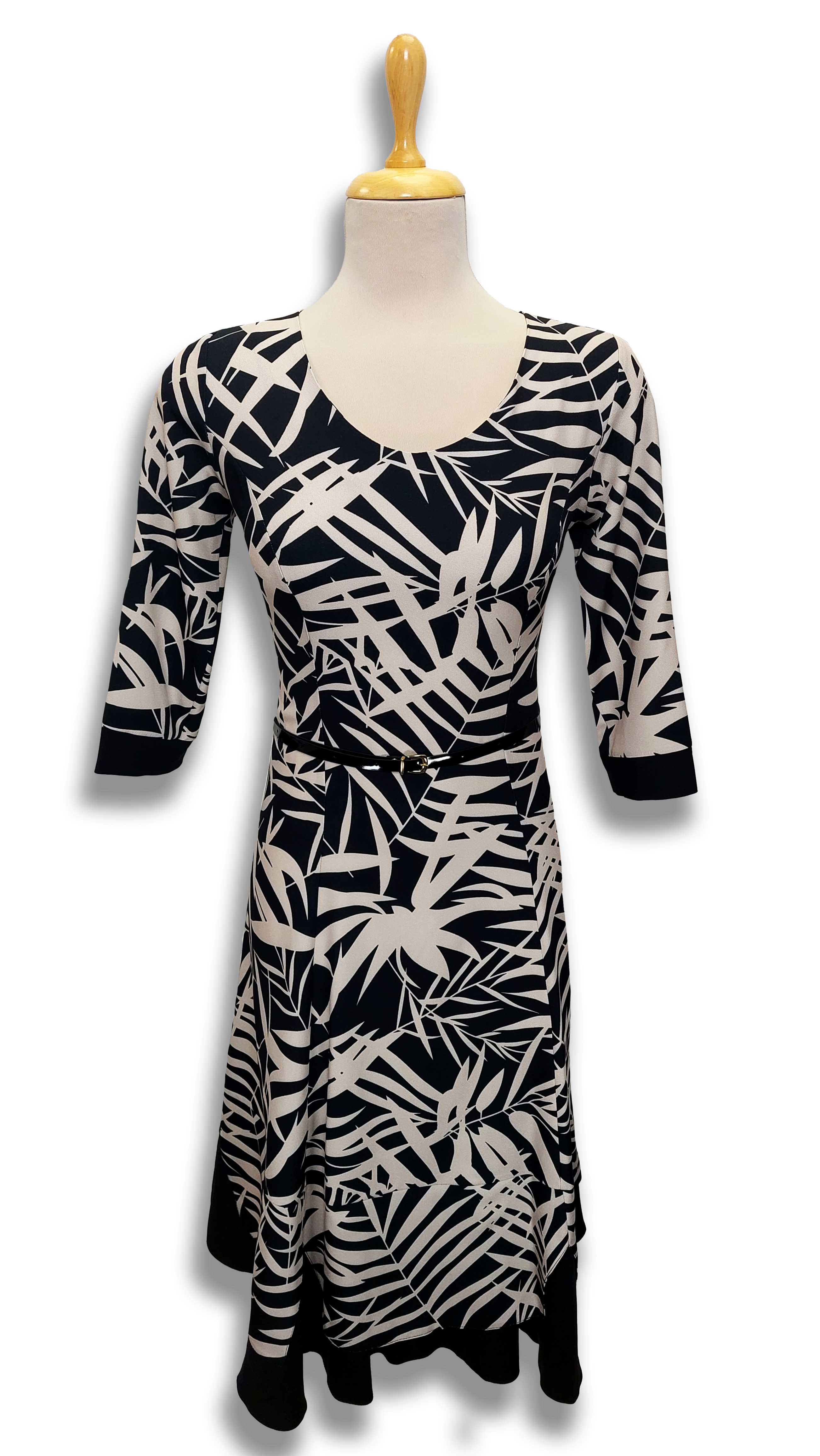 Anna is a black-and-grey branch dress product image