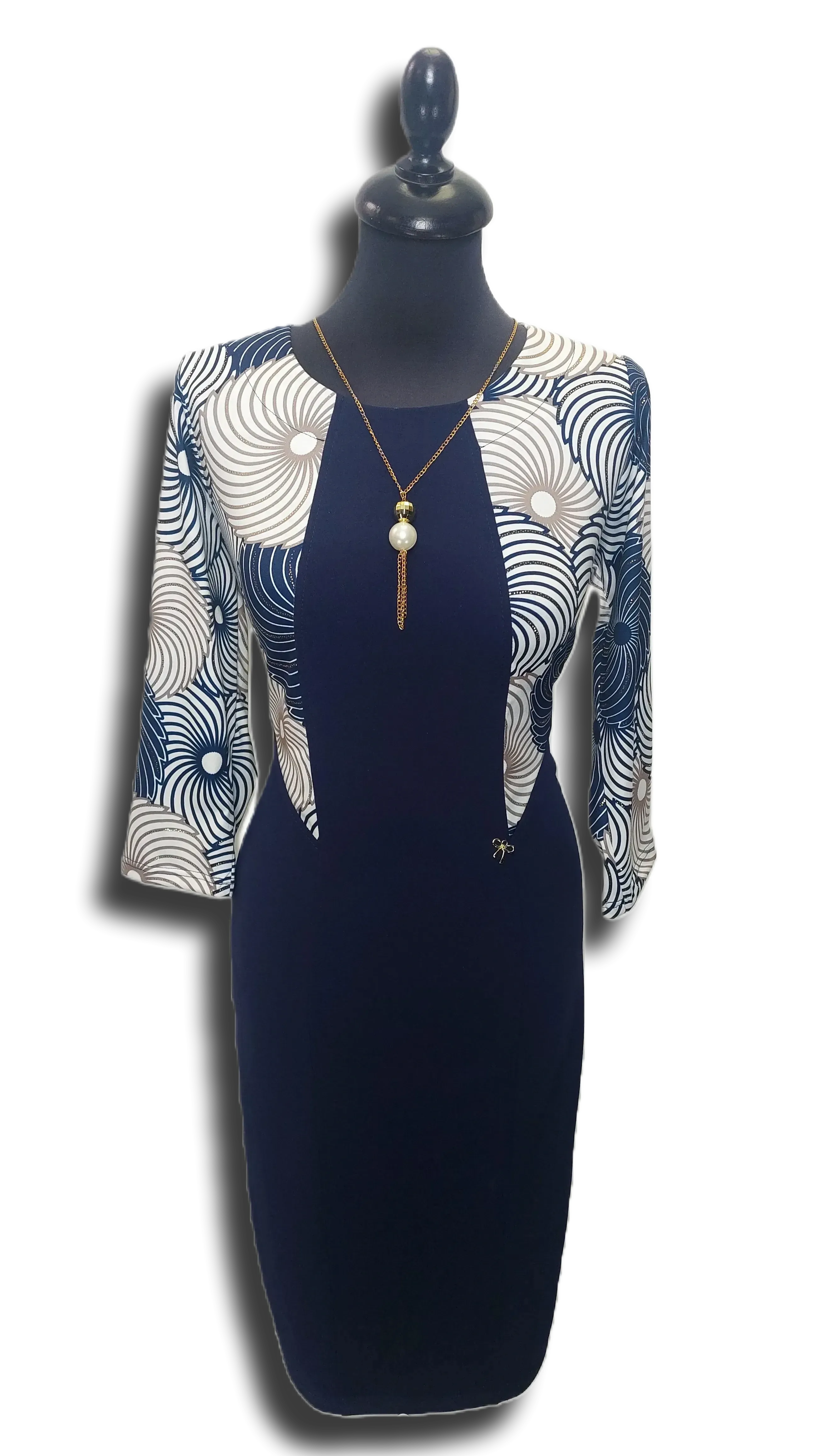 Blue pattern with Tara insert dress product image