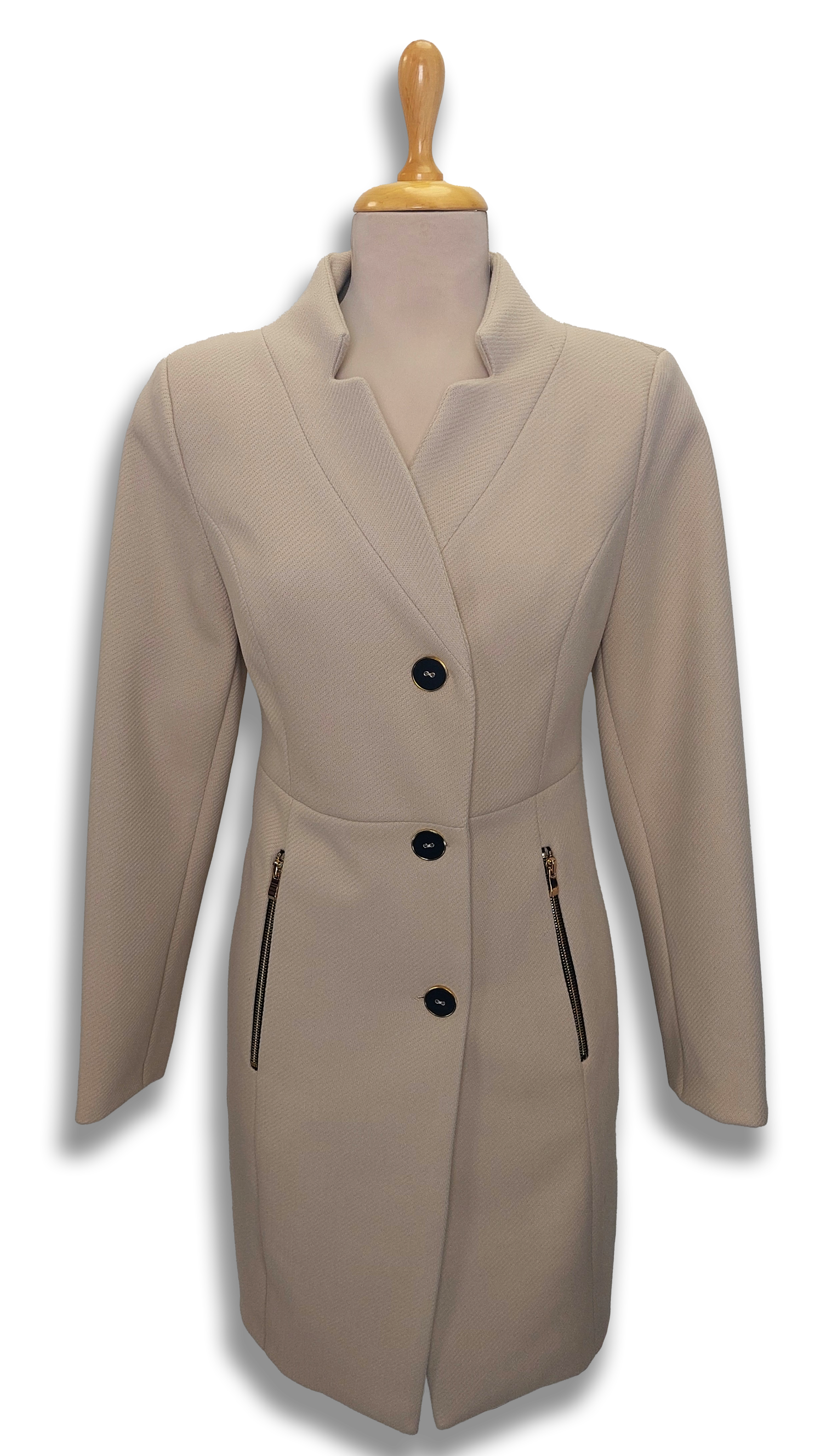 Camel beige long coat product image