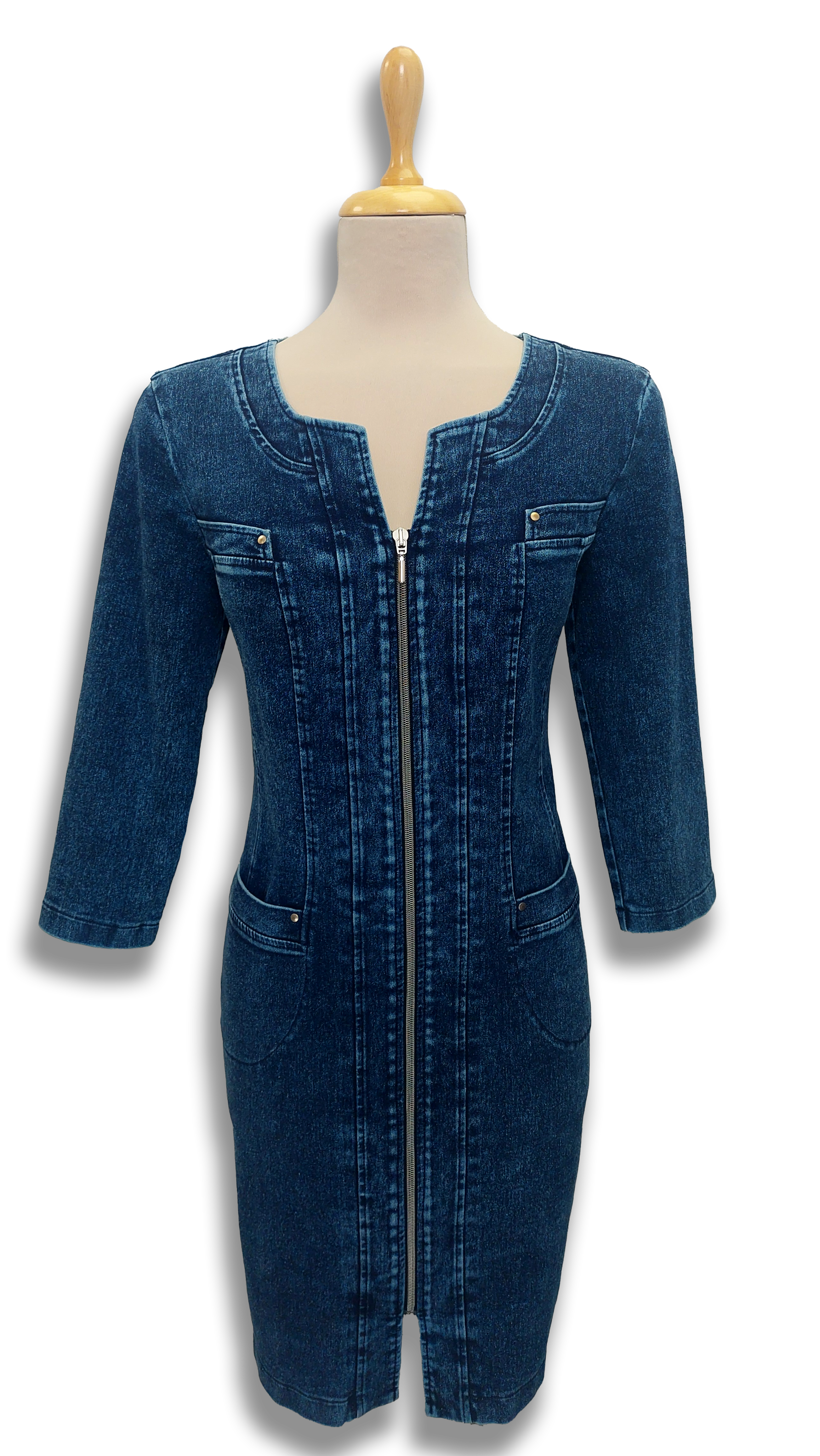 Fanni zipped three-quarter sleeves dress product image