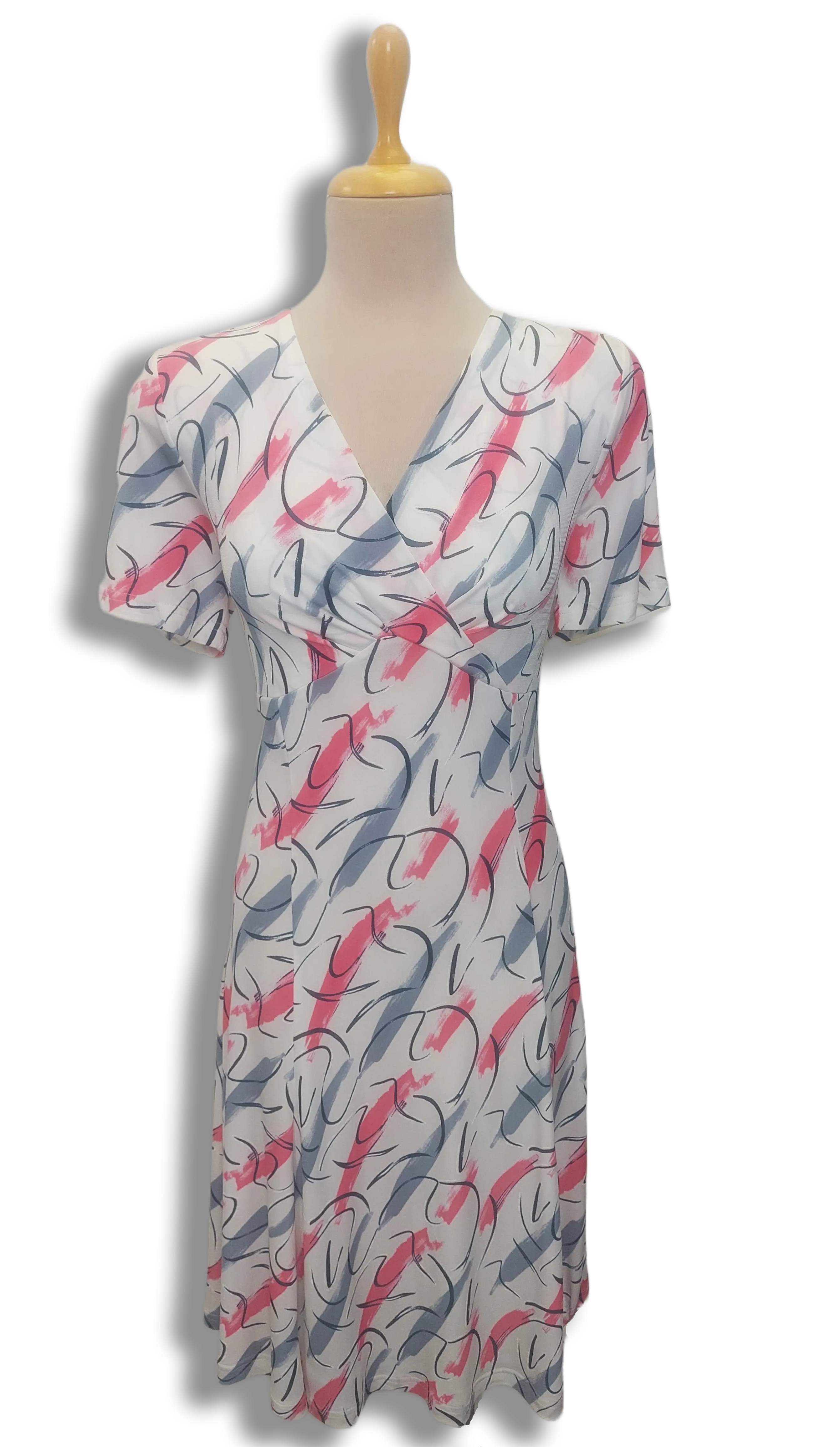 Angela pink pattern Summer Dress product image
