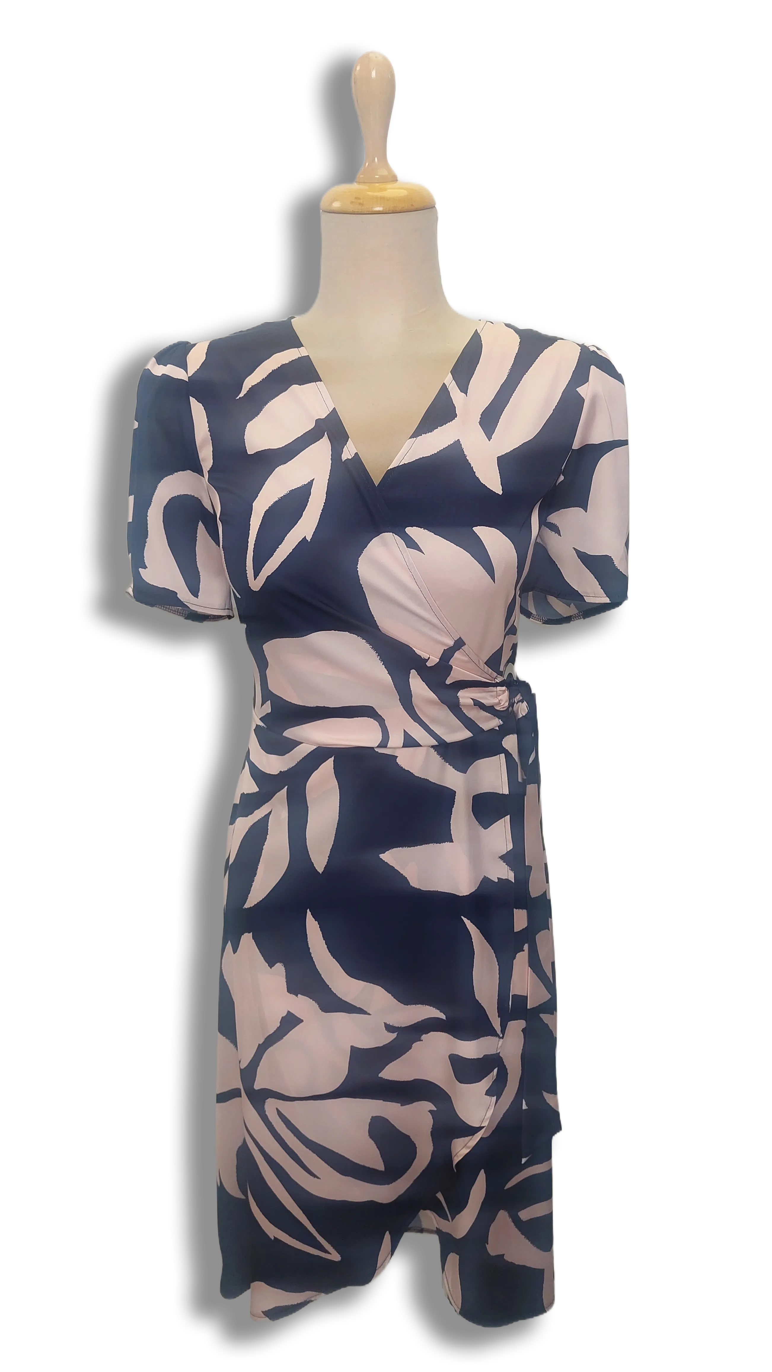 Barbara expanding pink pattern dress product image
