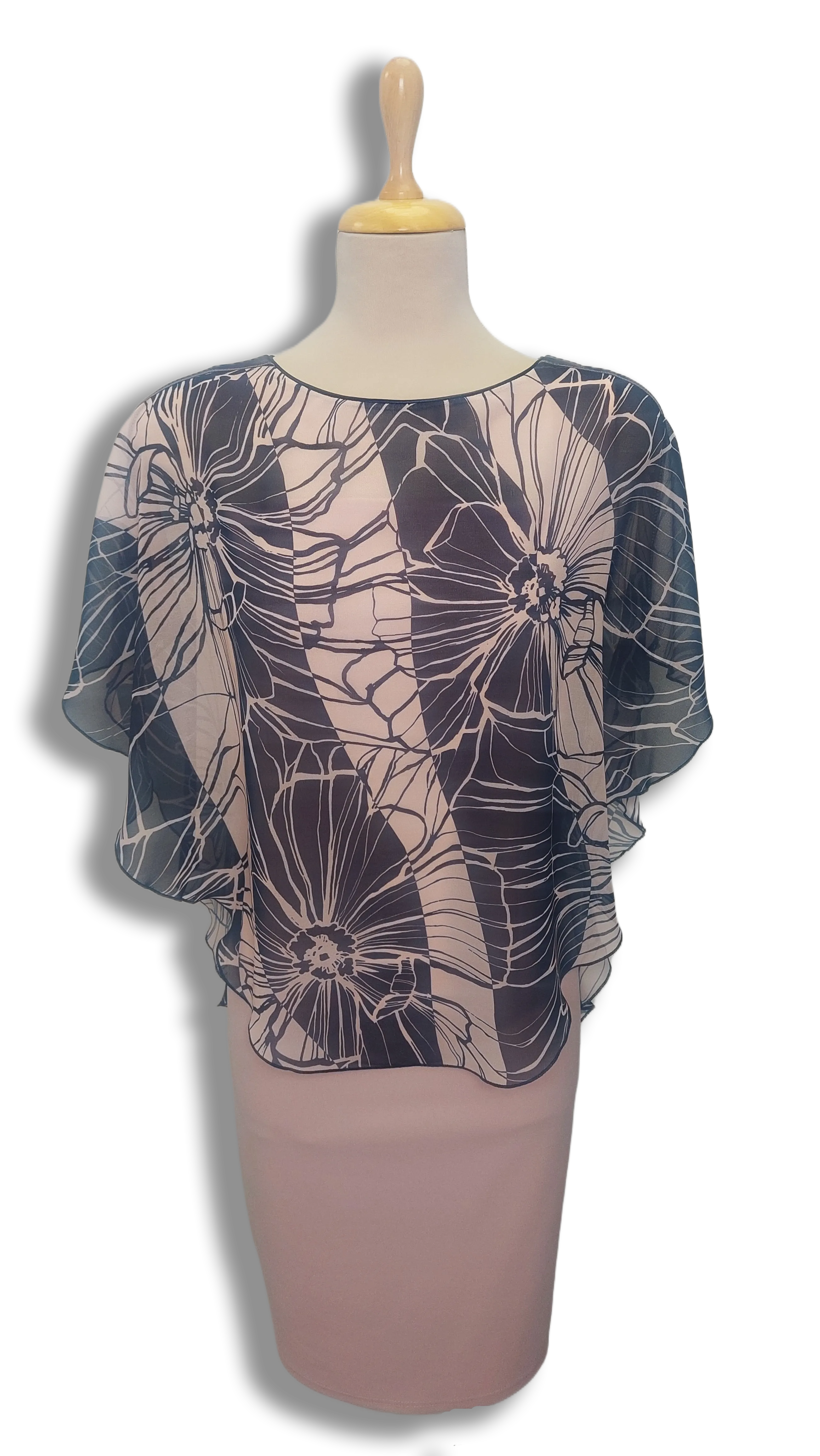 Barbara muslin pink floral dress product image