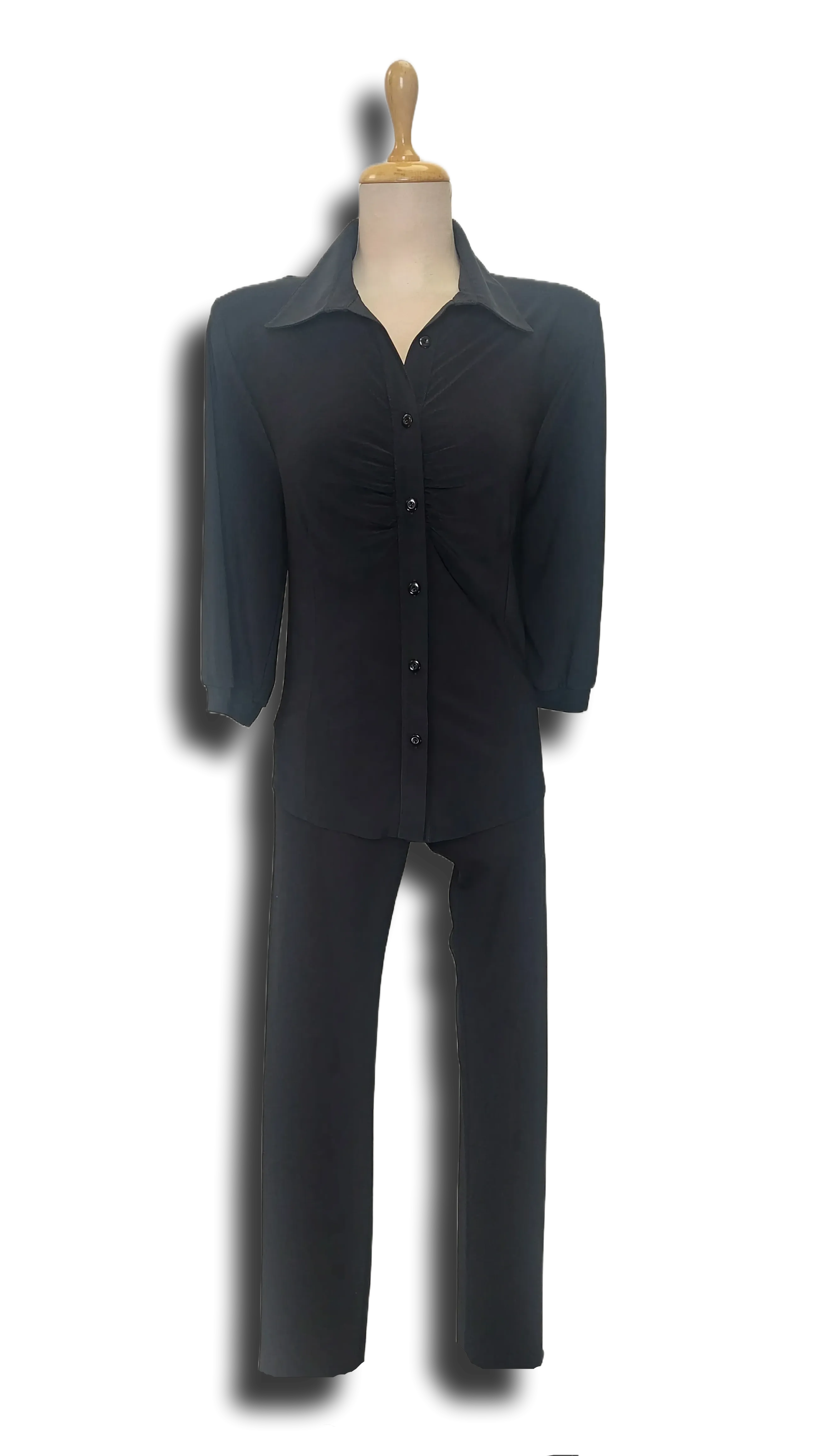 Edyta is black shirt blouse product image