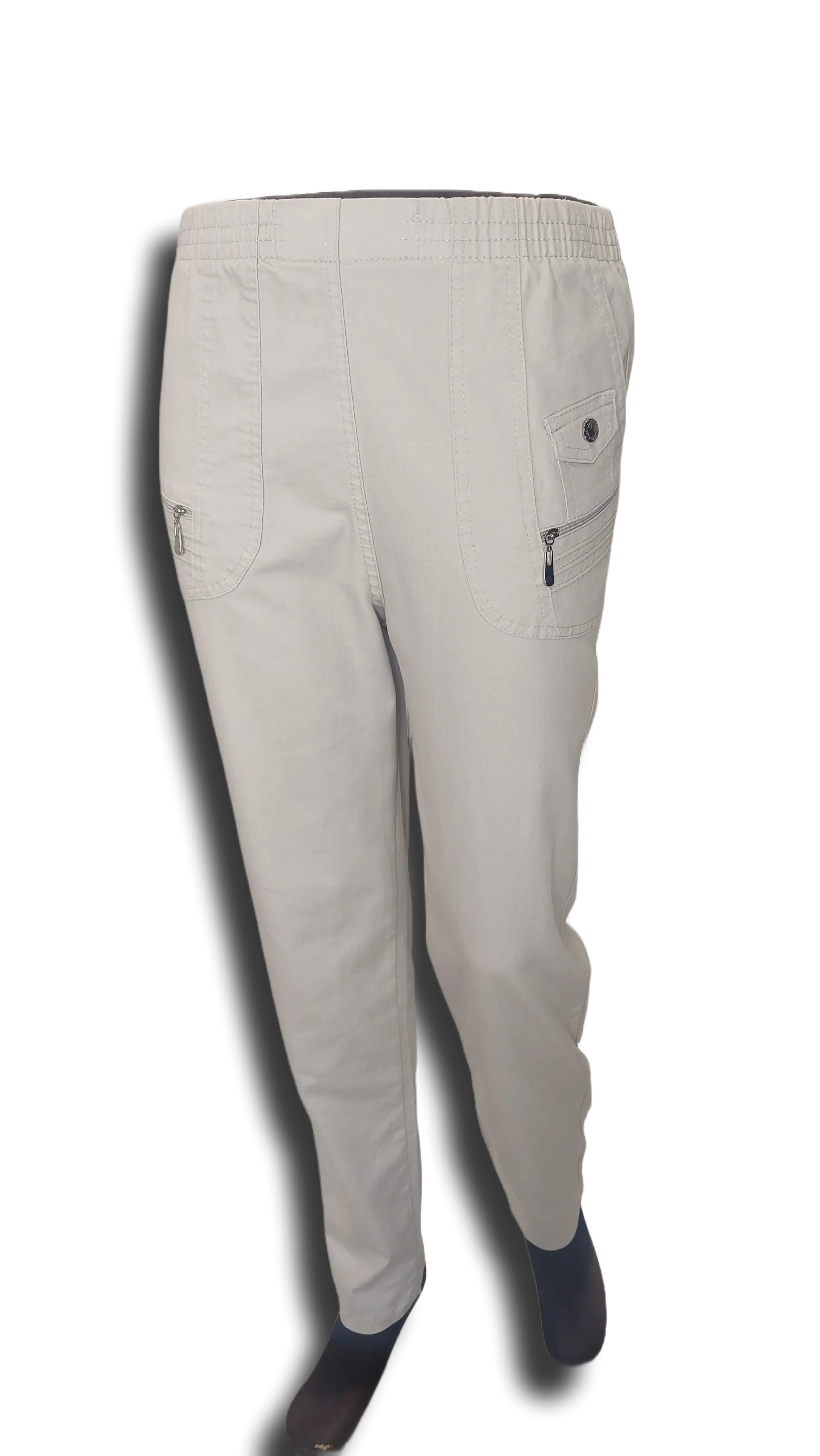 Ivett linen long drab pants product image