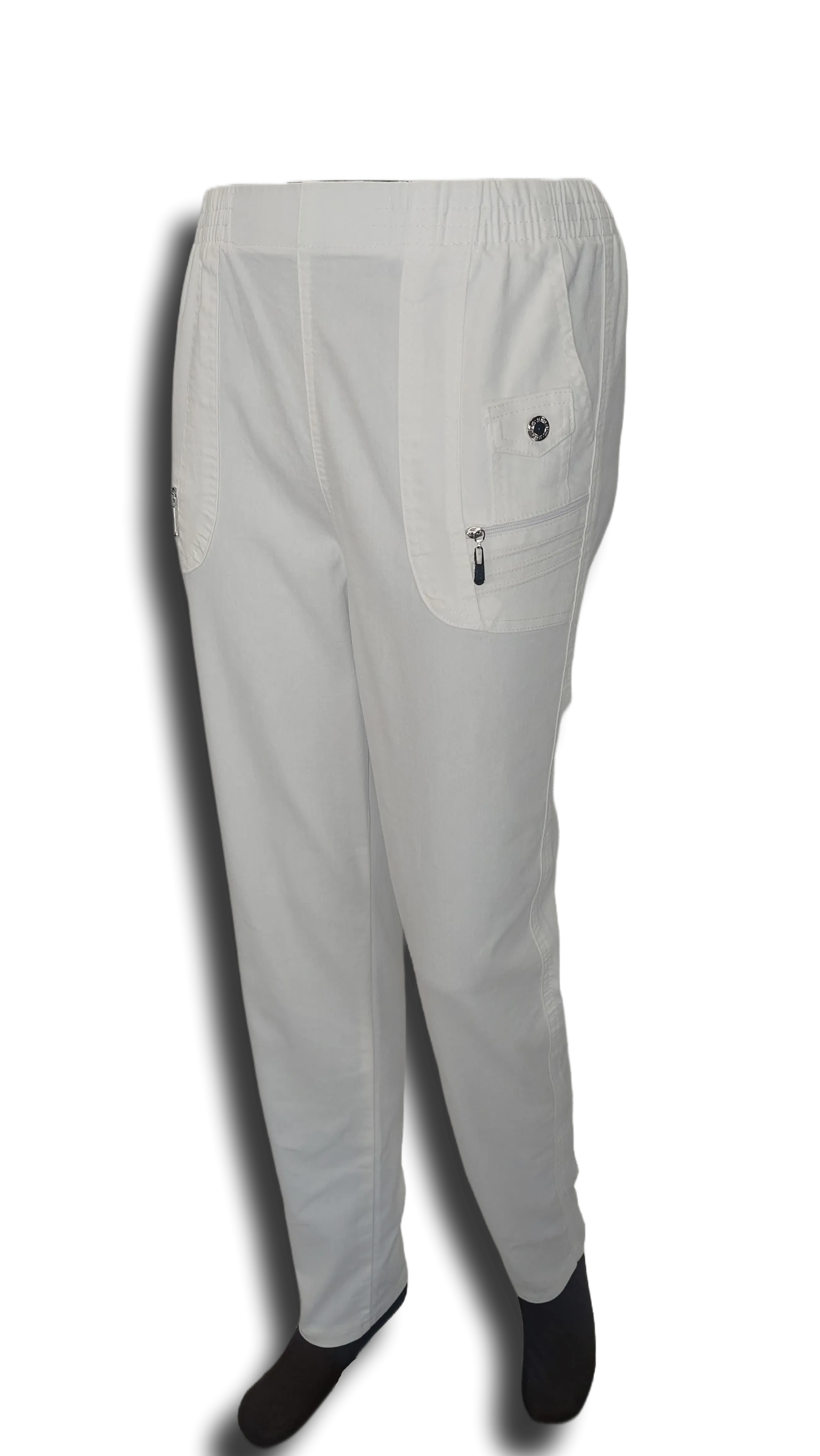Ivett linen long white pants product image
