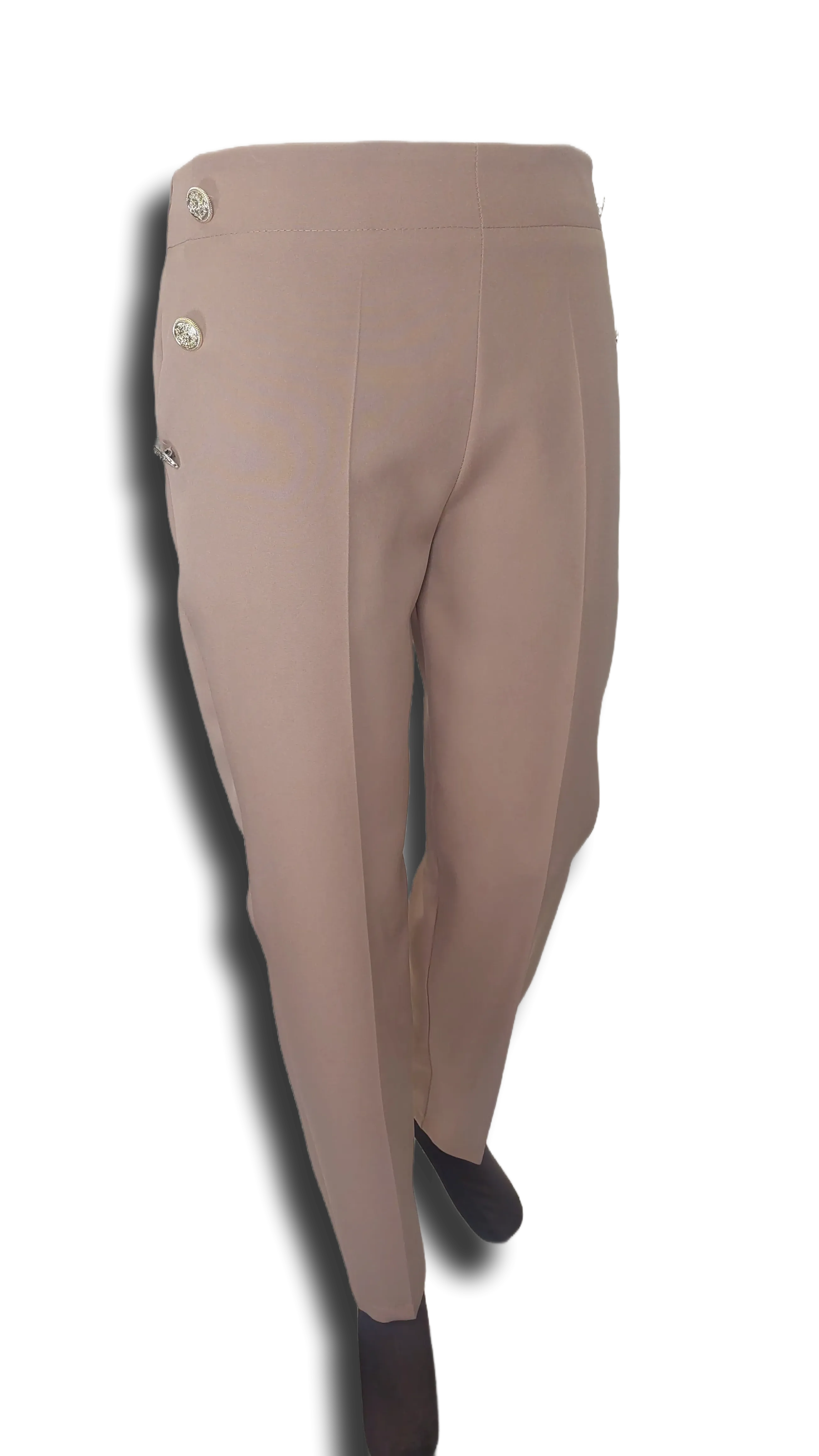 Nora button-up drab pants product image