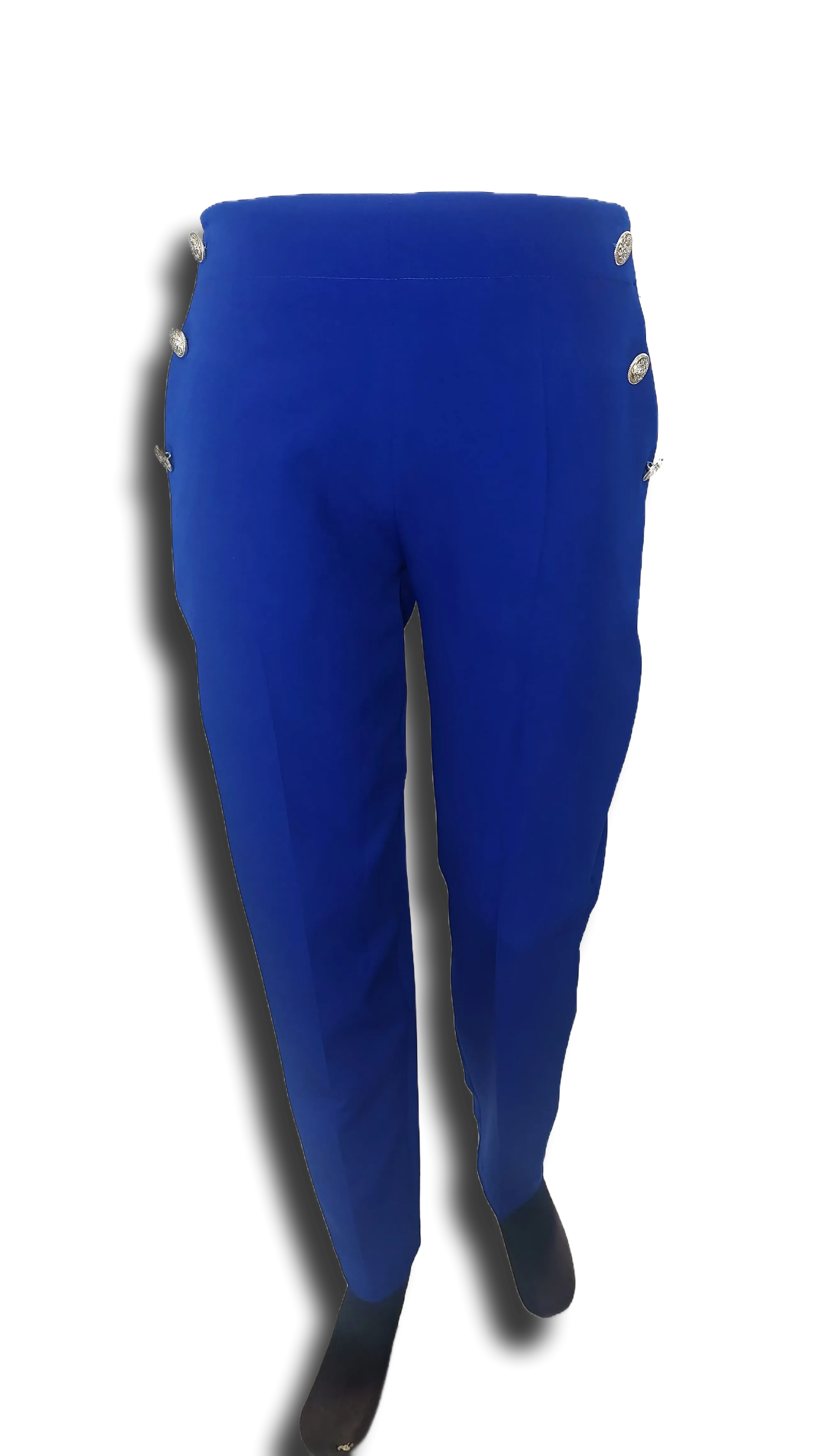 Nora button royal blue pants product image