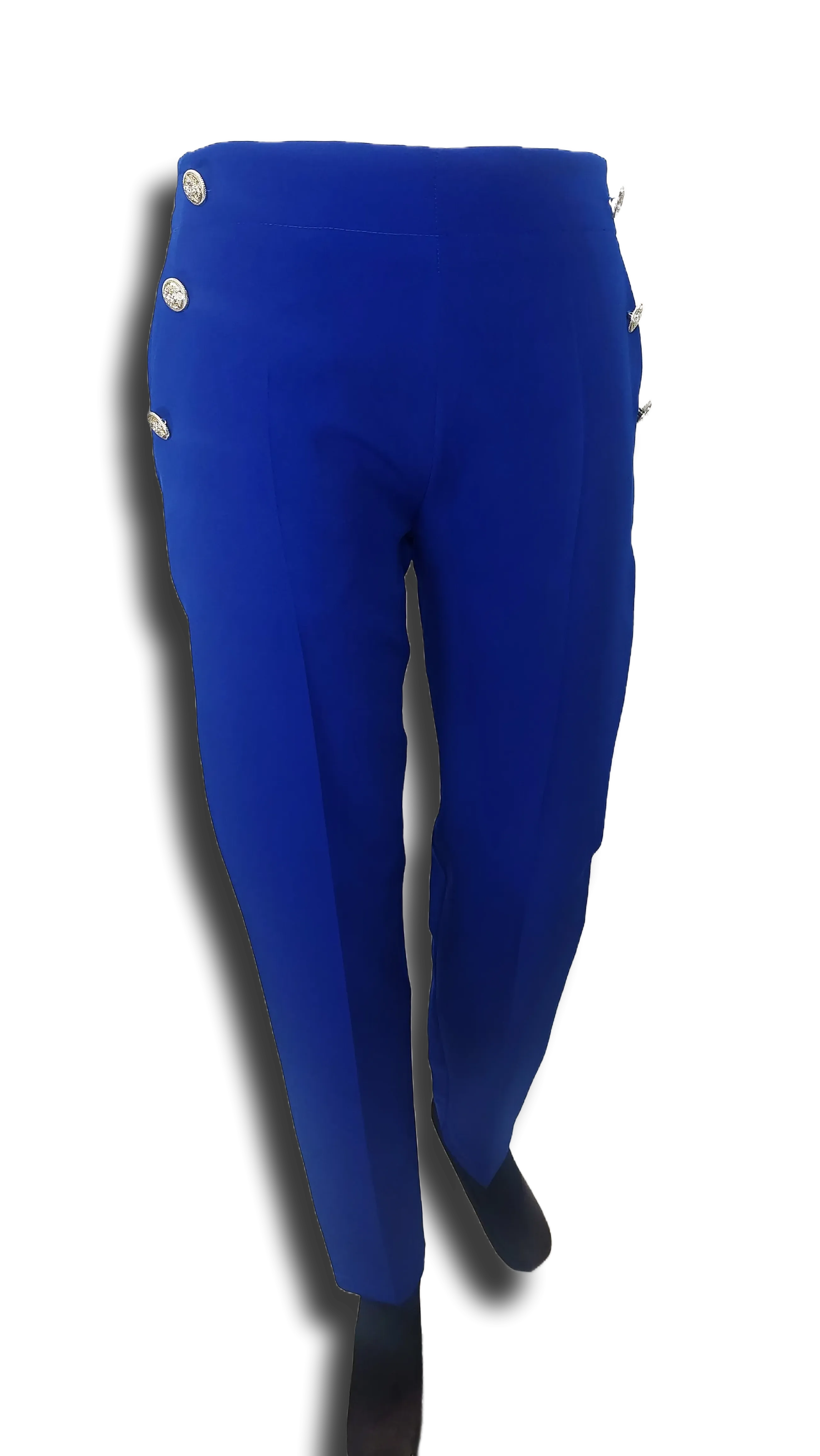 Nora button royal blue pants product image