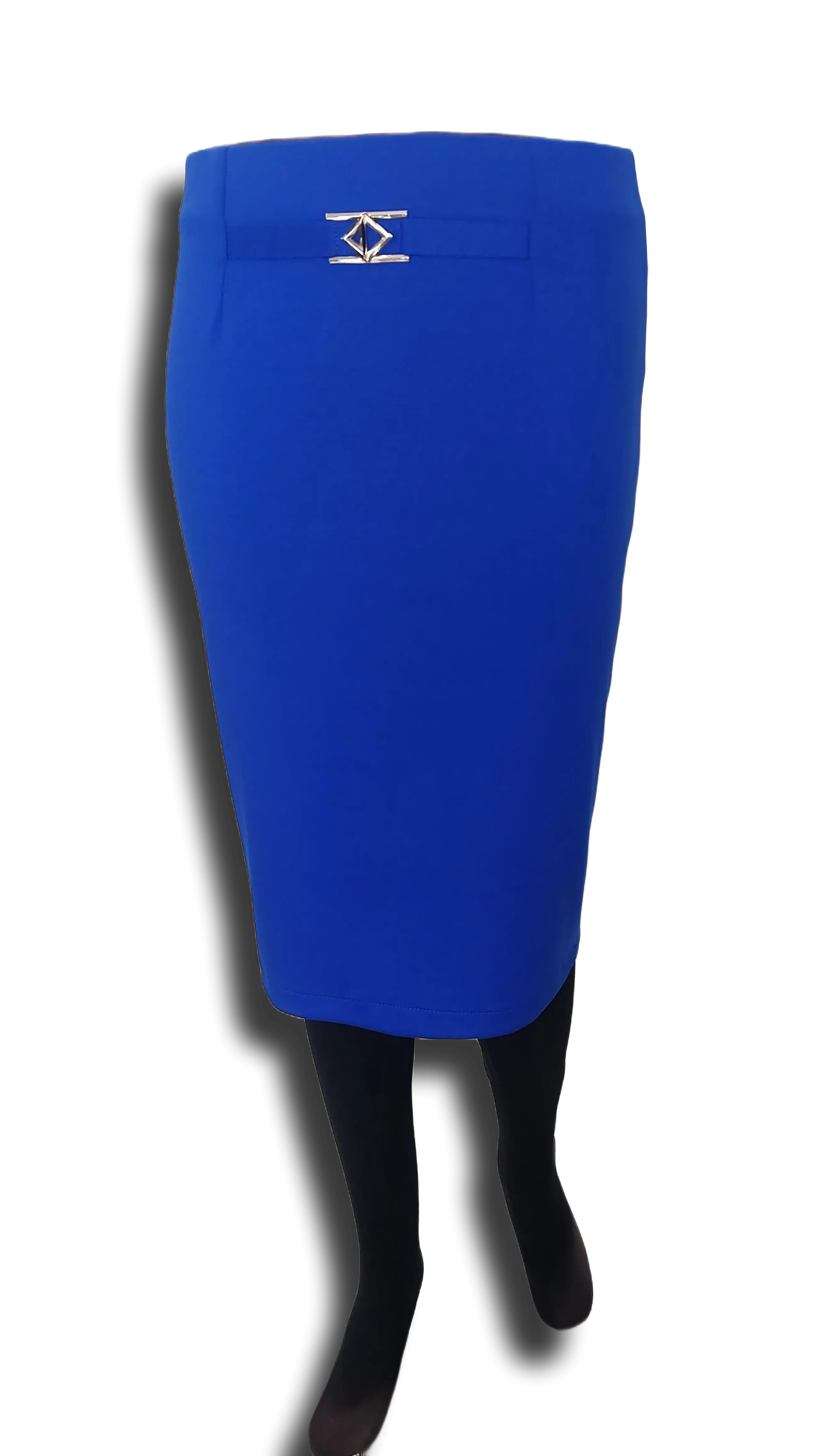 Greta straight royal blue skirt product image
