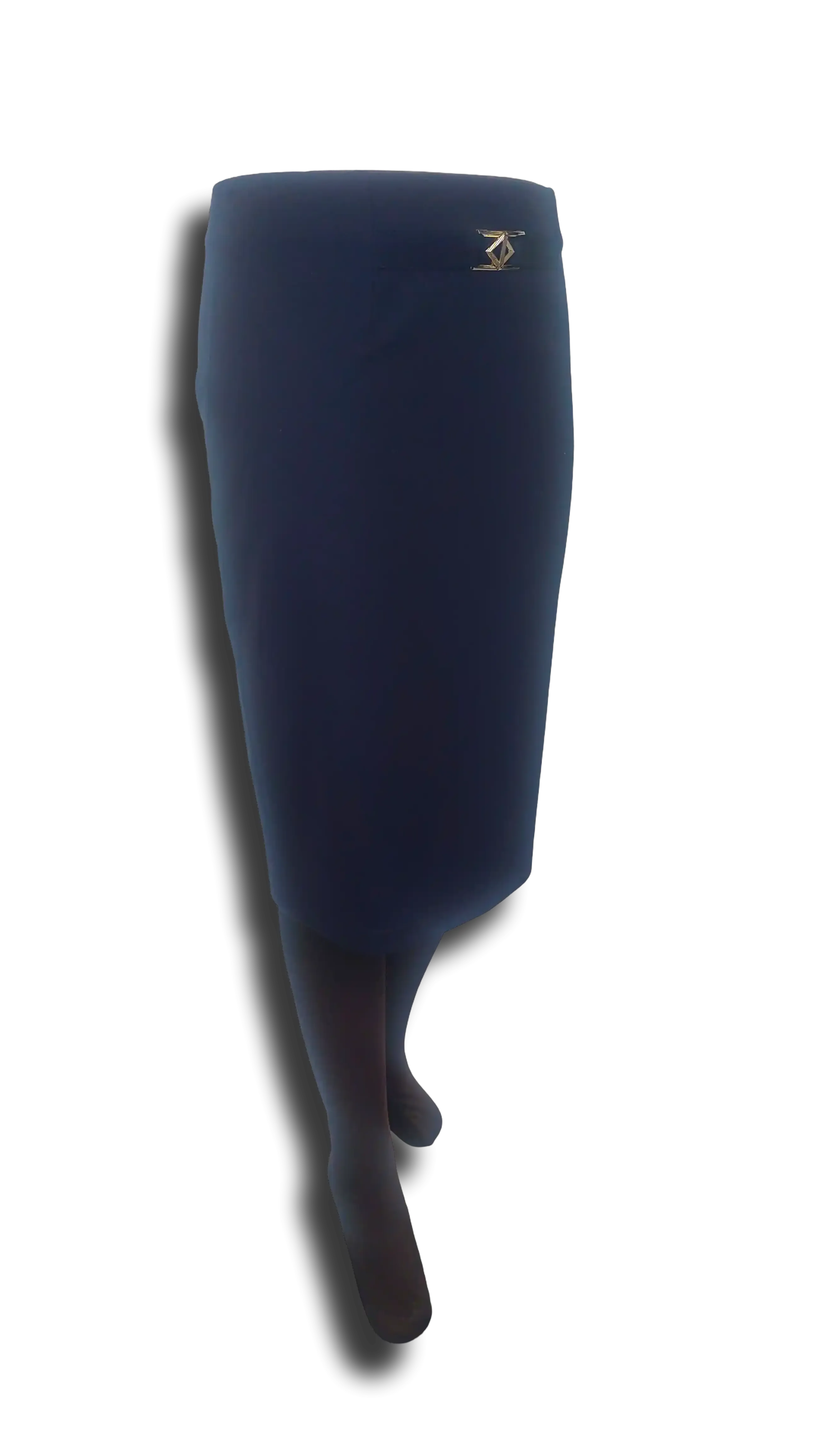 Greta straight dark blue skirt product image