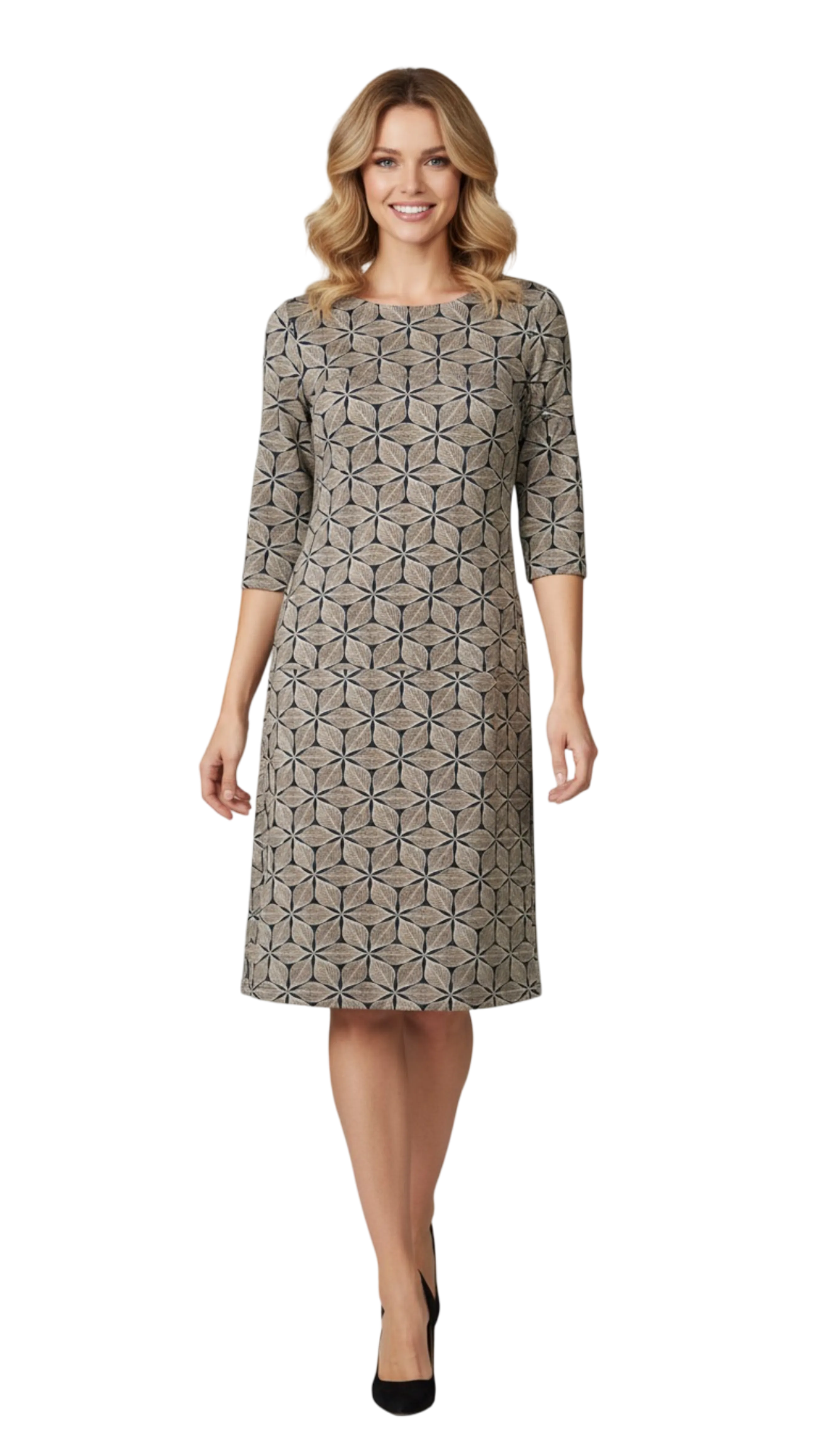 Aida beige floral dress product image