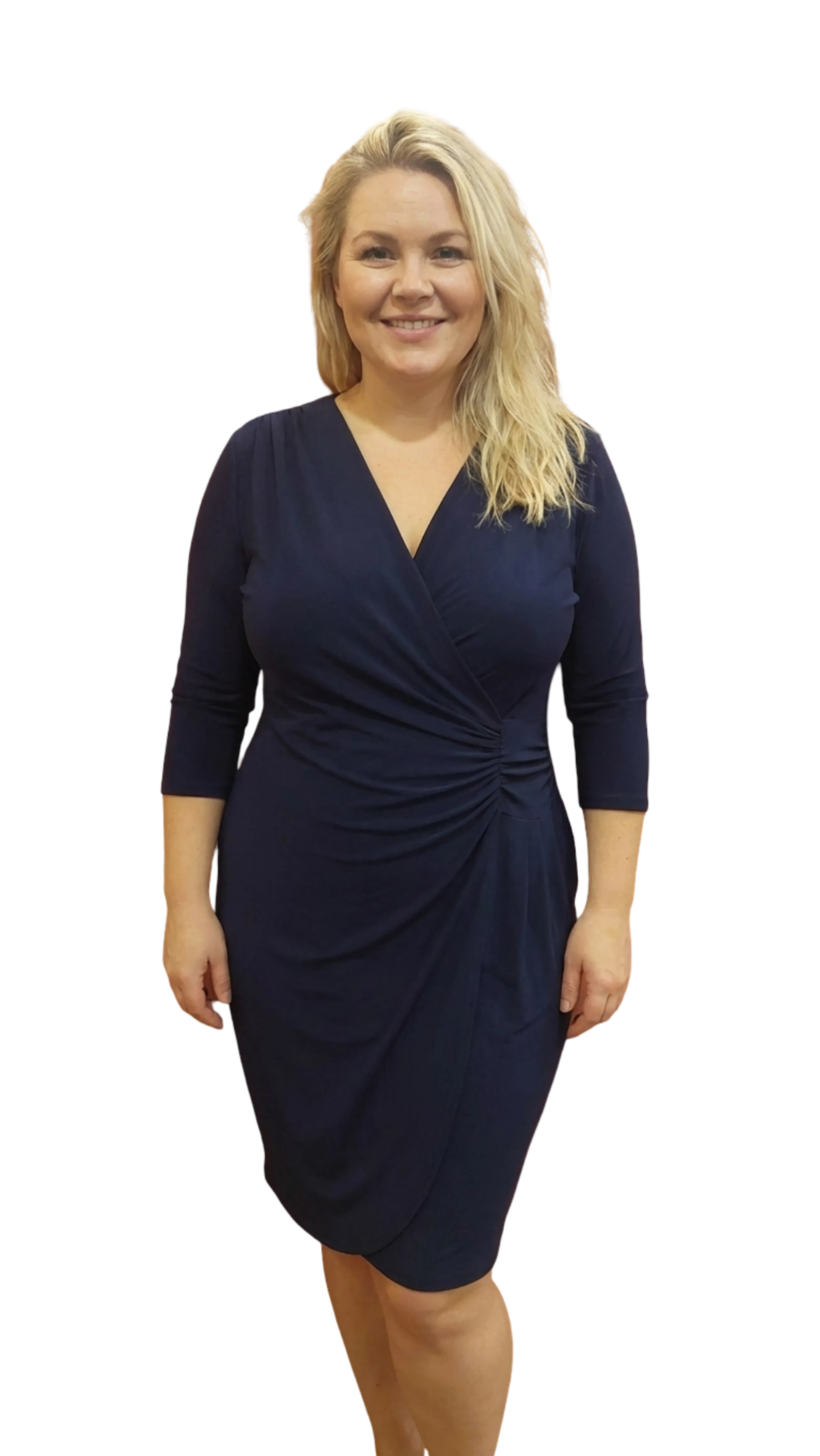 Réka drew dark blue dress product image