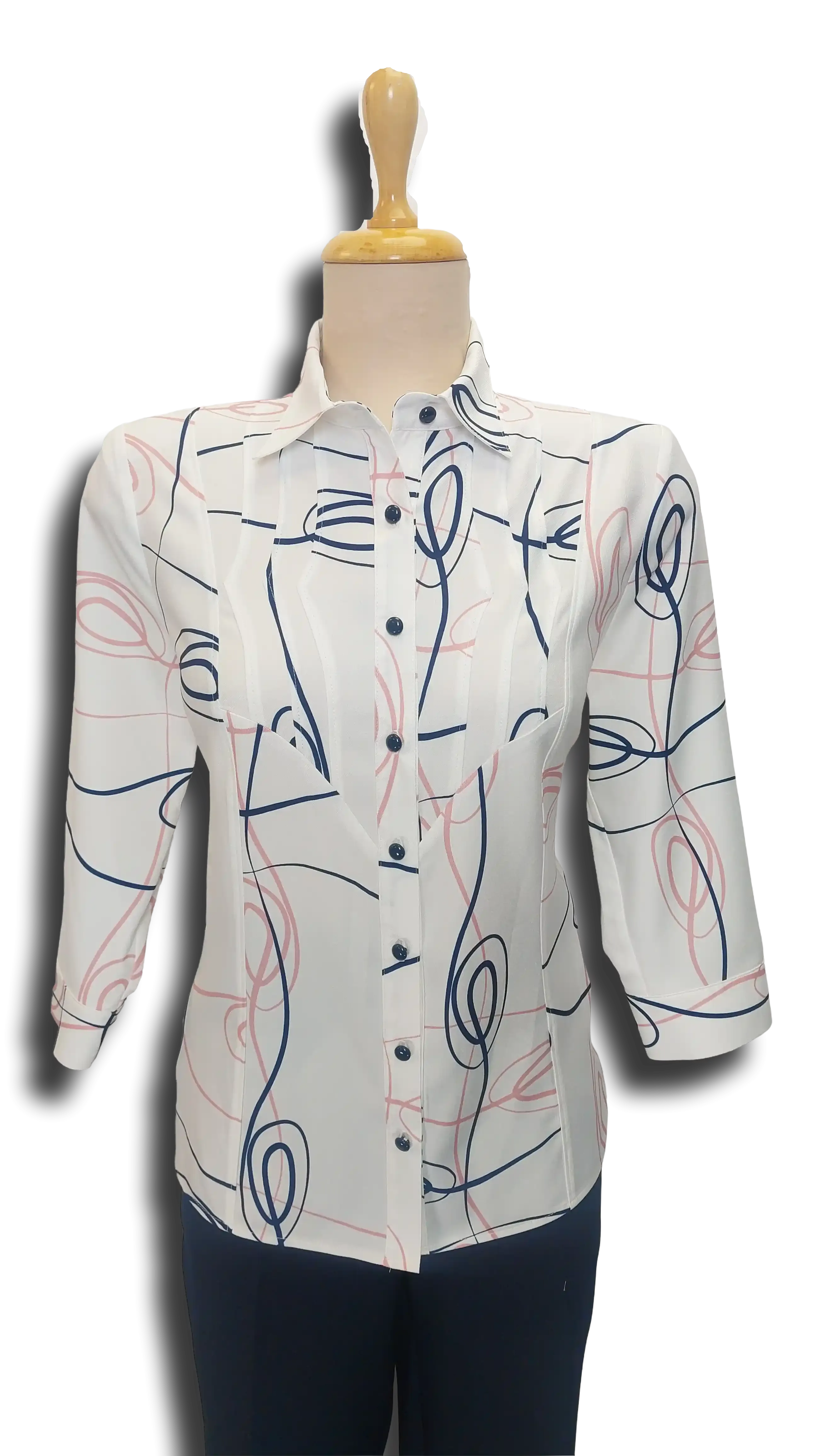 Early pink pattern shirt blouse product image