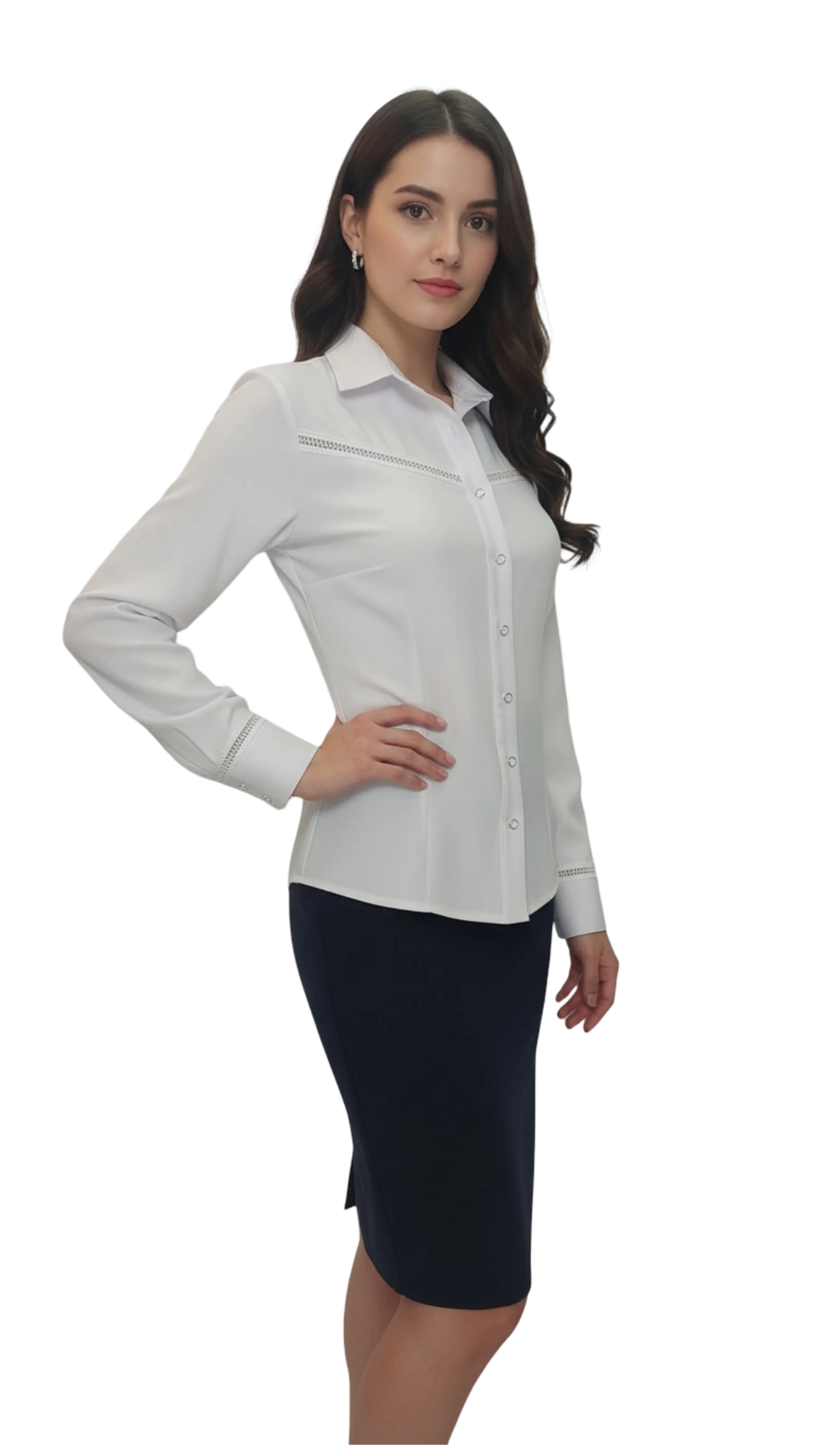 Mona white azure blouse product image