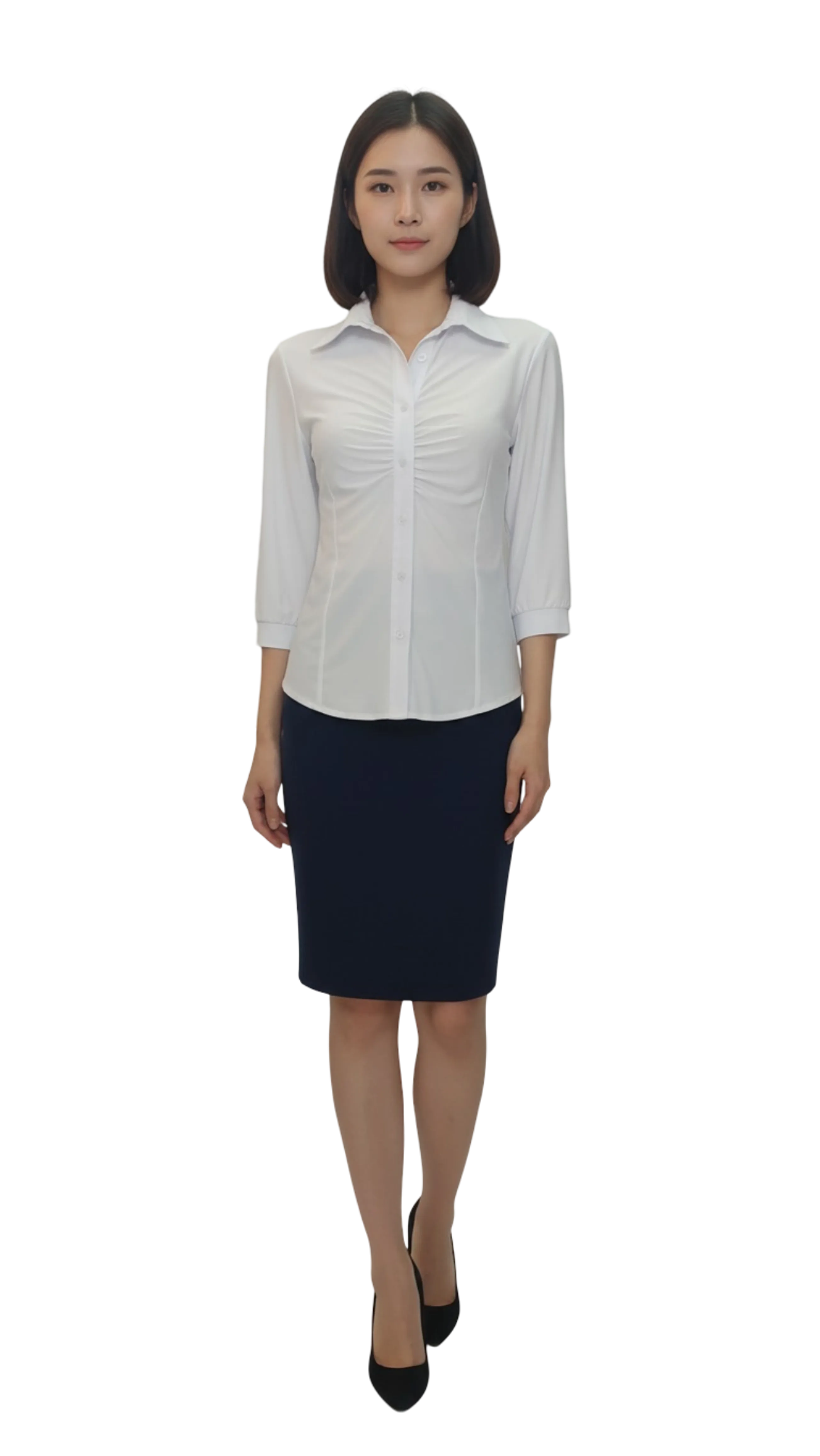 Edith white shirt blouse product image