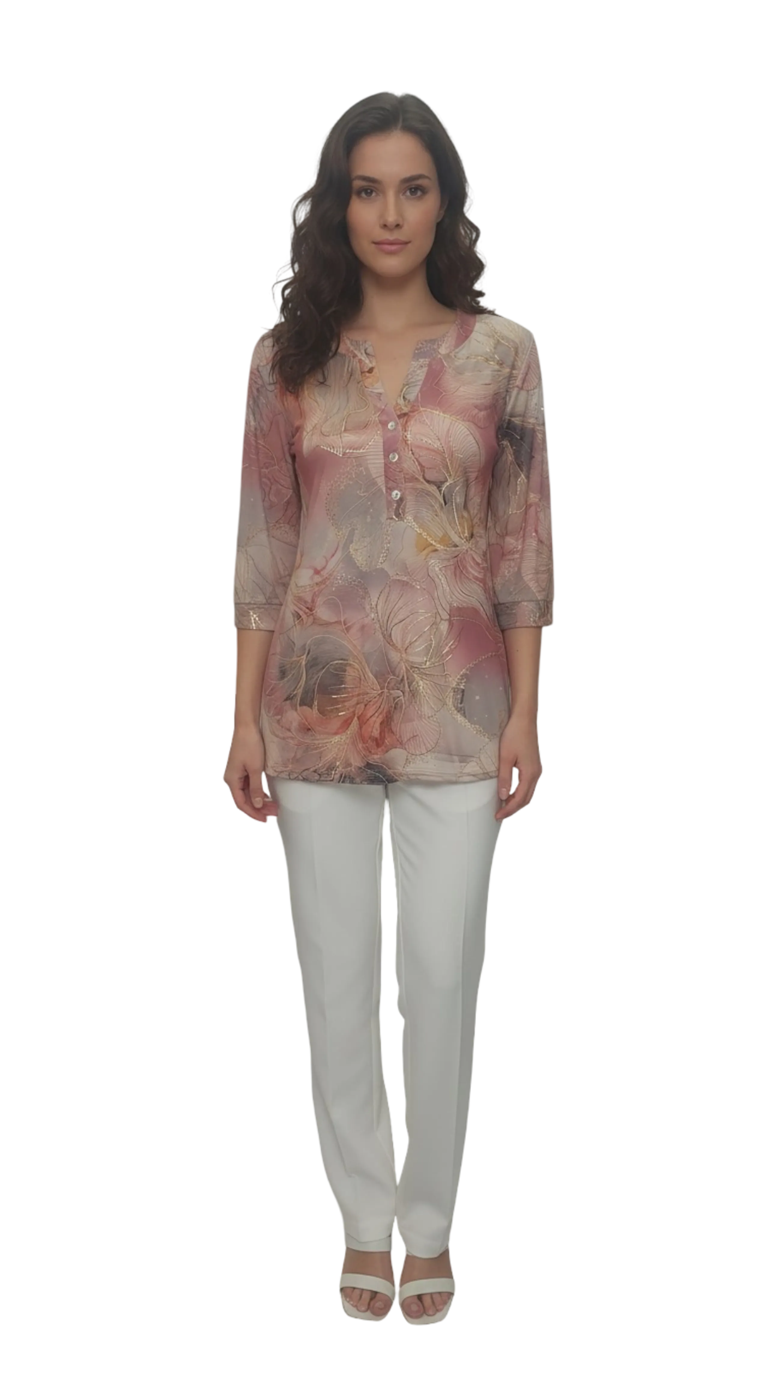 Márta mallow pattern polo product image