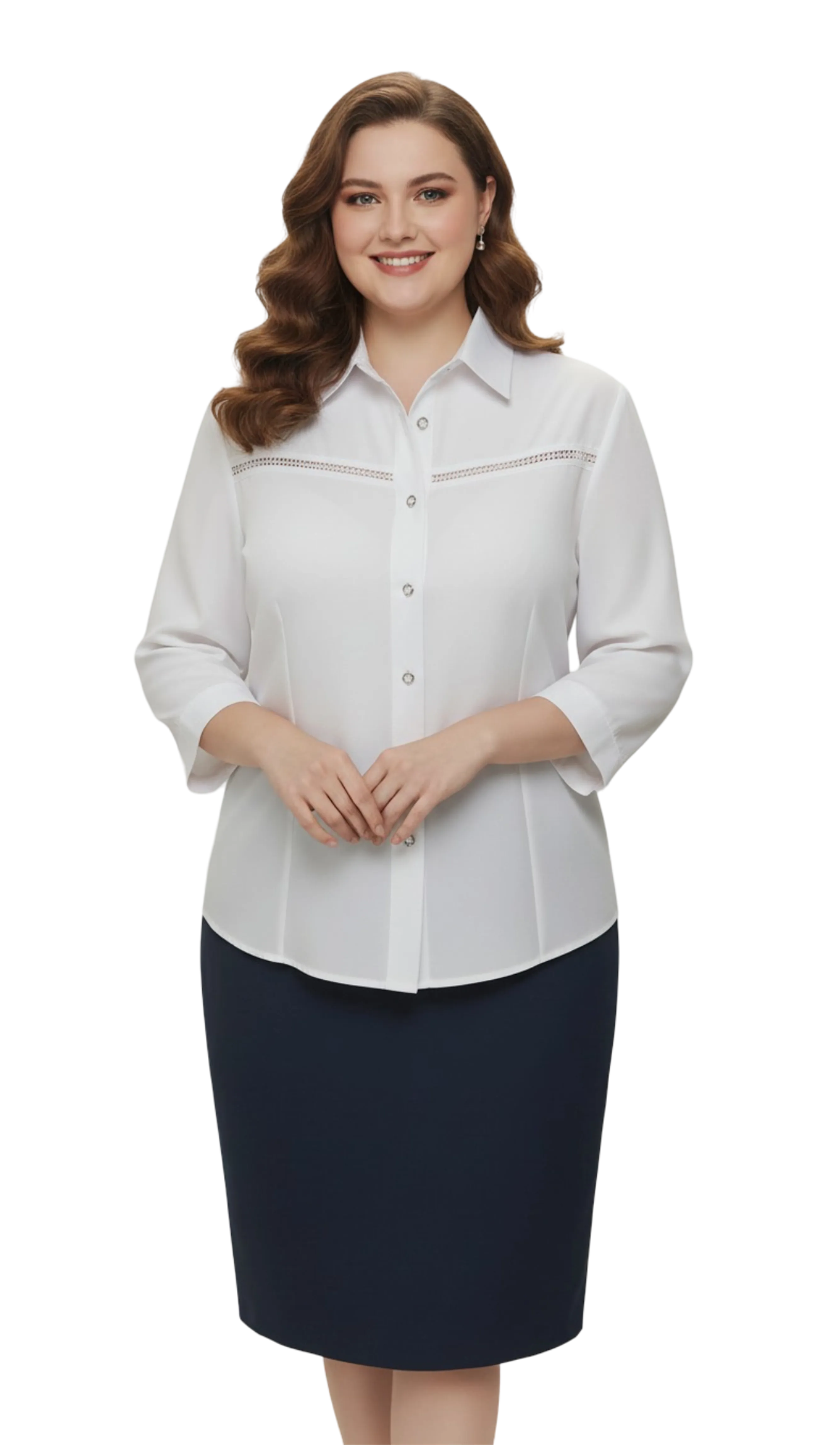 Mona white azure blouse product image
