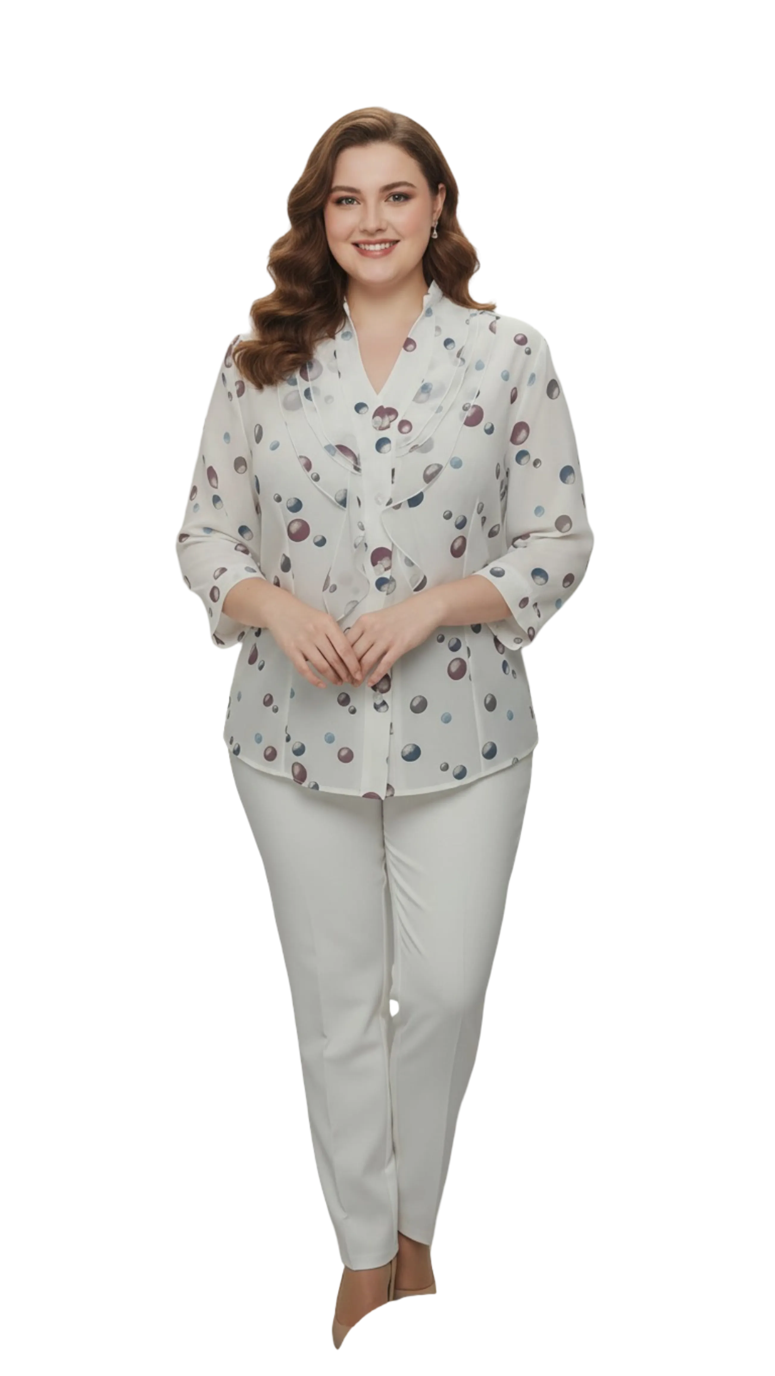 Gabriella slobbery spotted blouse product image