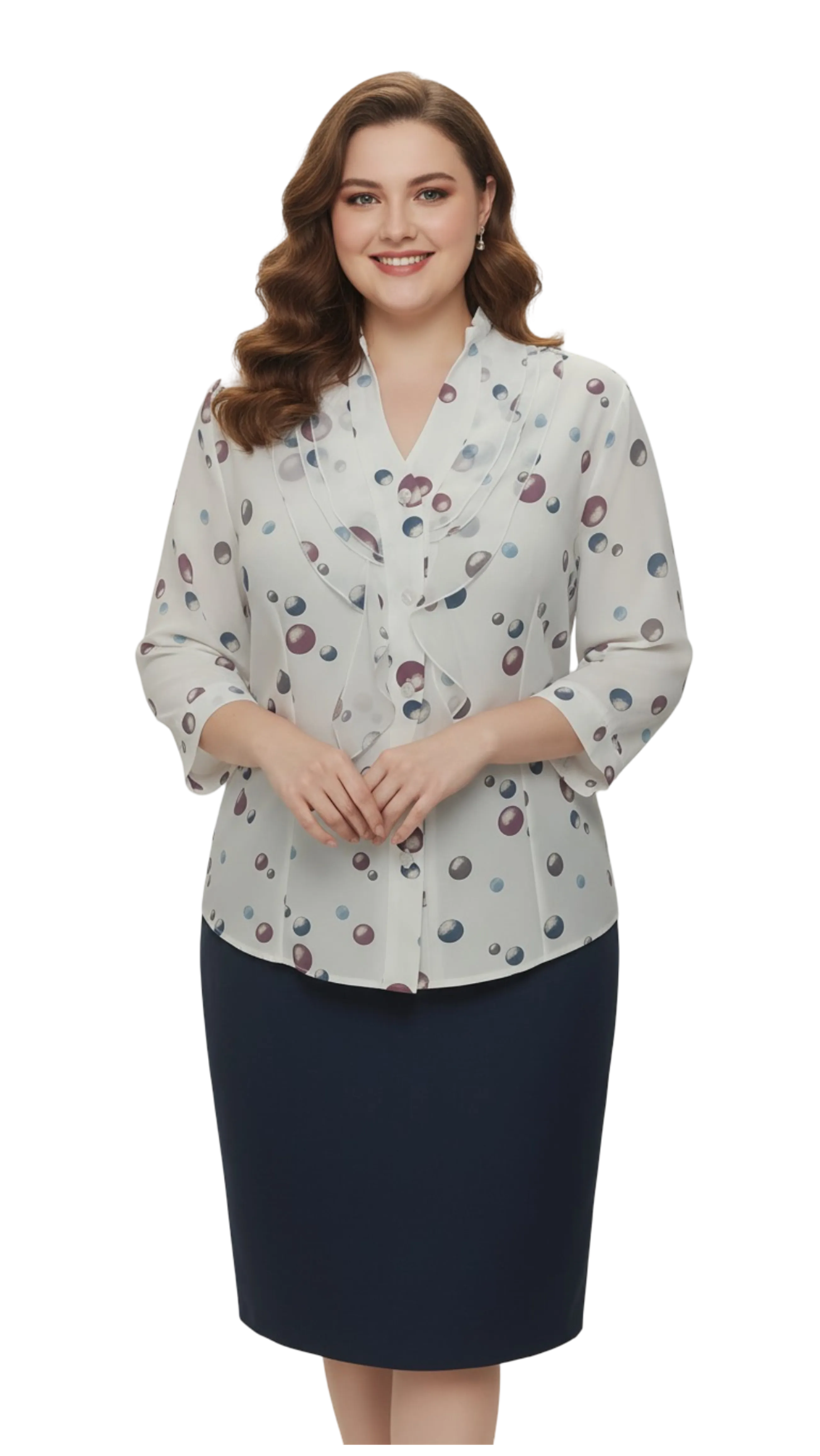 Gabriella slobbery spotted blouse product image