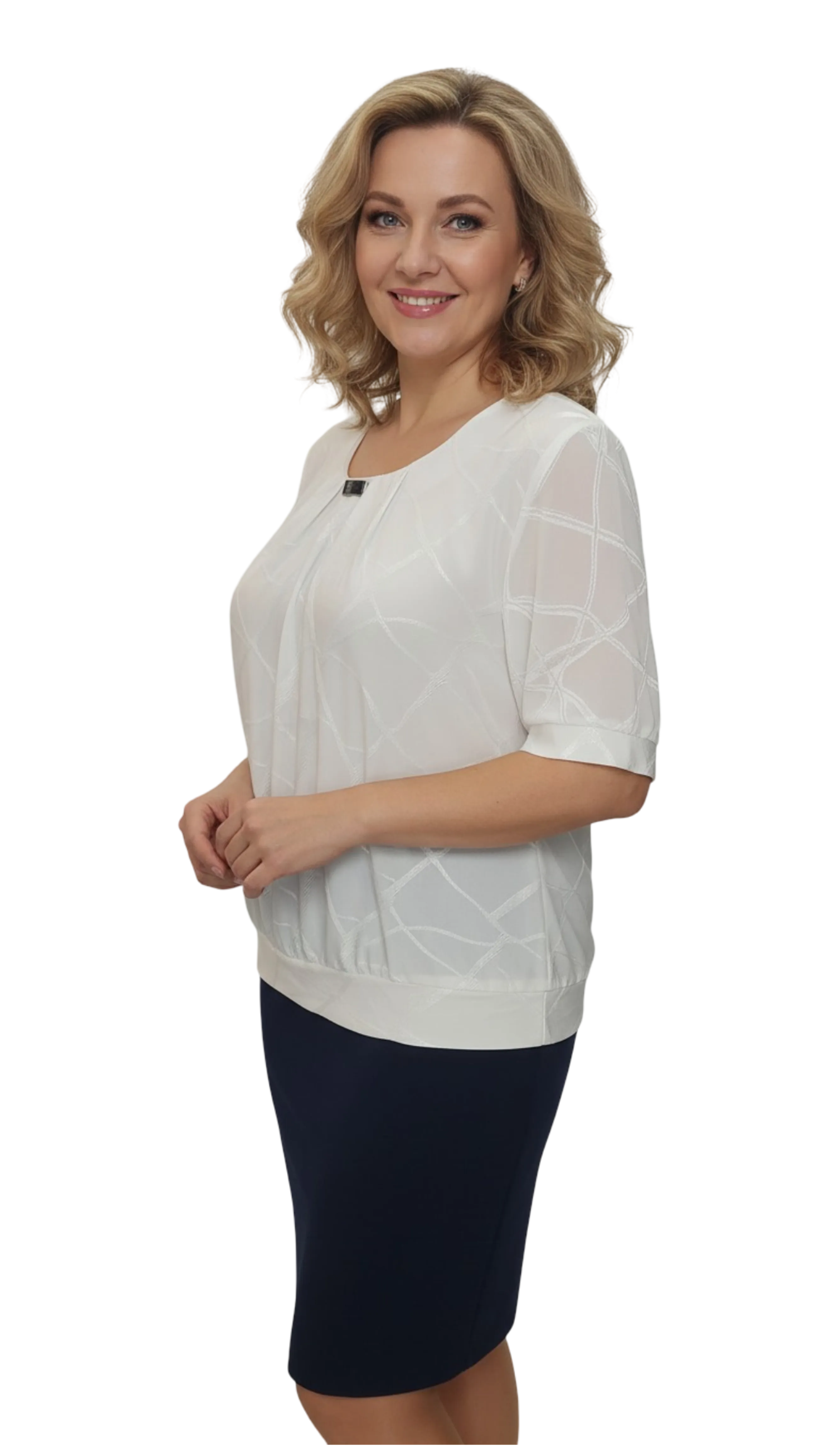 Julia cream-colored blouse product image