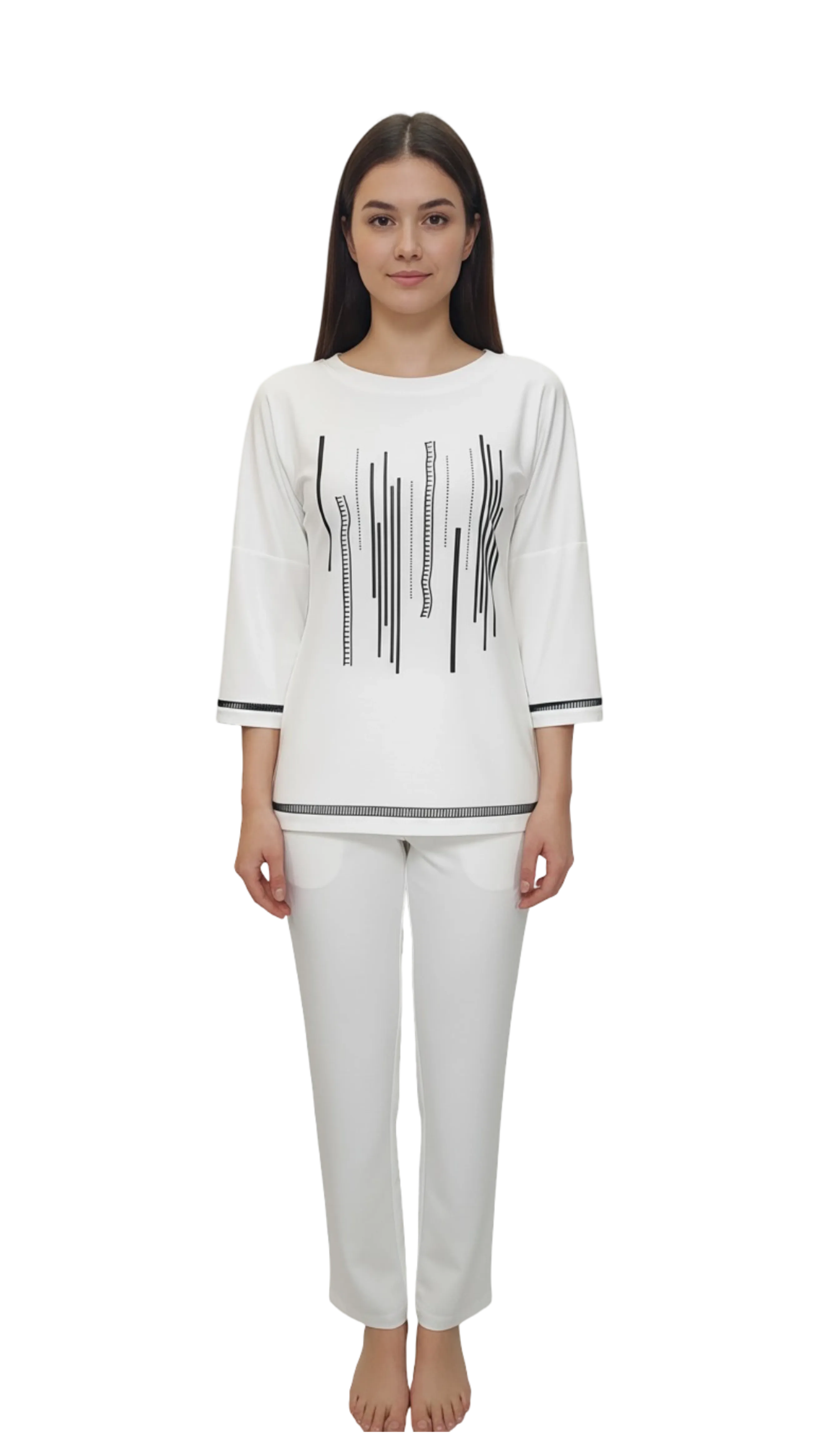 Mara white azure polo product image