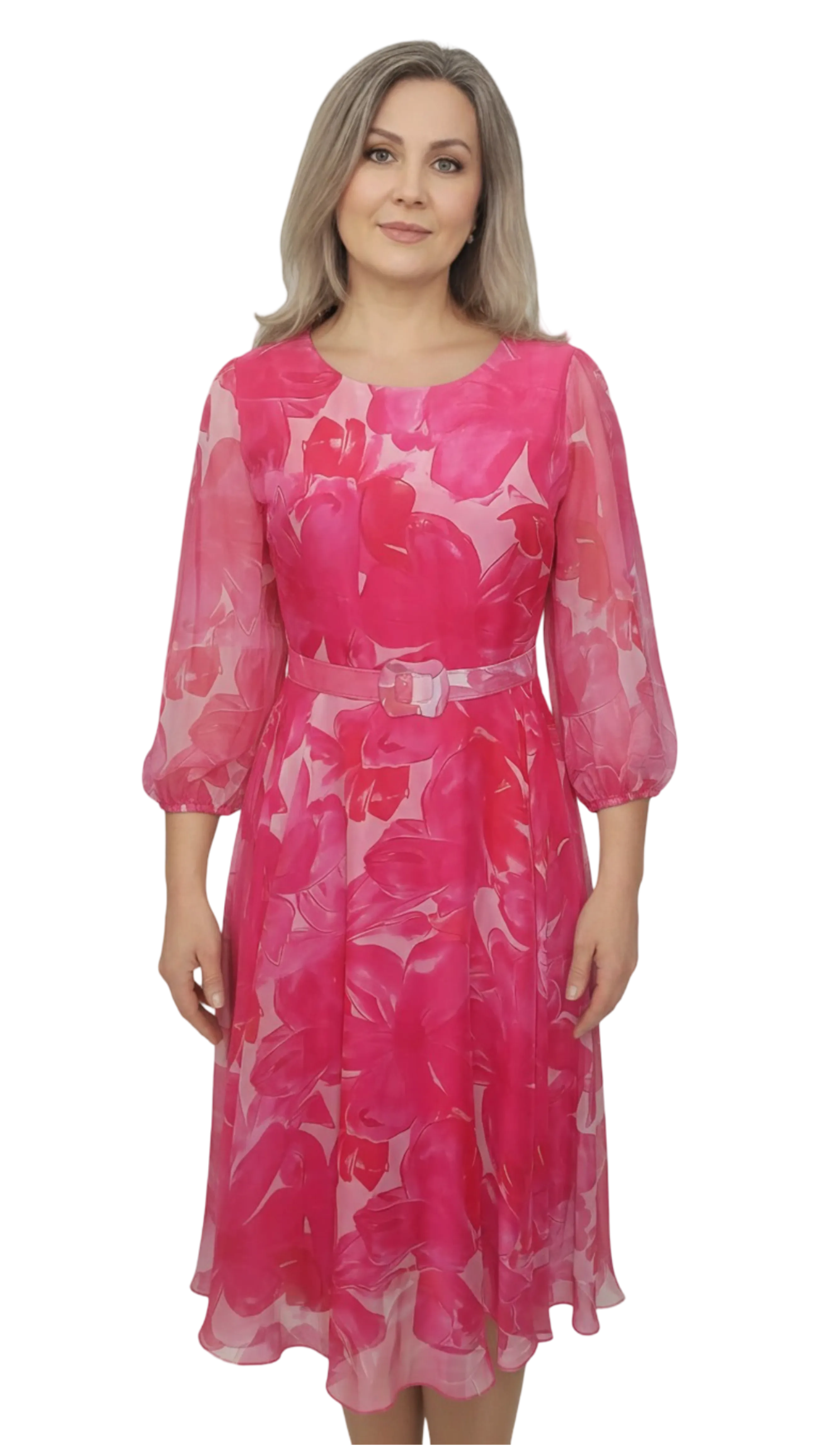 Carol muslin pink dress product image