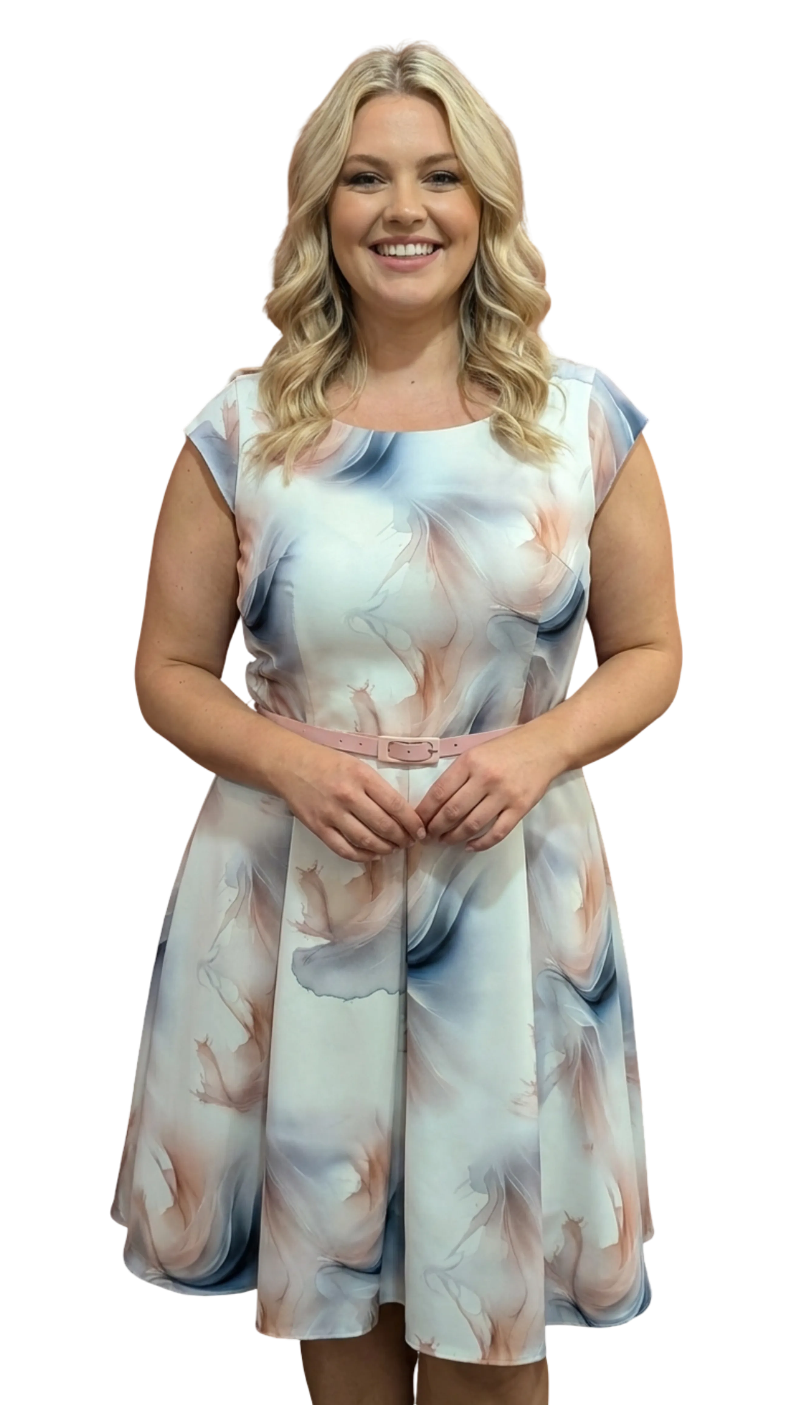 Gitta mauve pattern dress product image